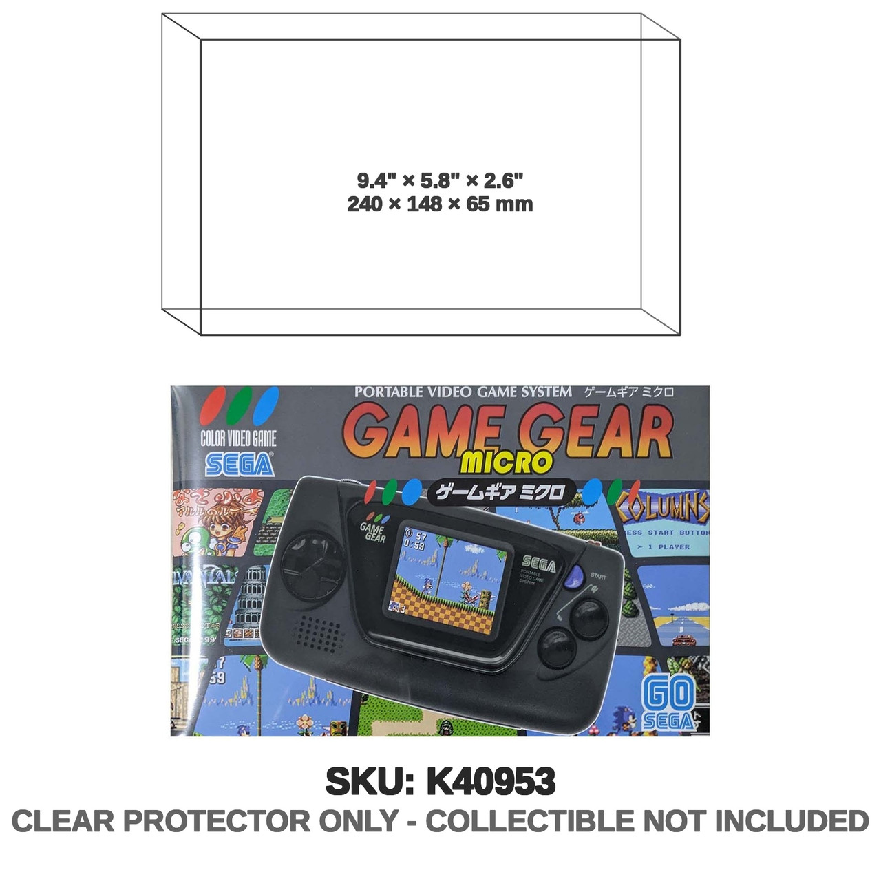 Sega Game Gear Micro Pins & Collection Box