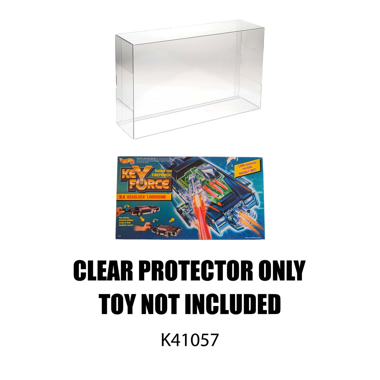 Protector For Hot Wheels Key Force Headlock Limousine