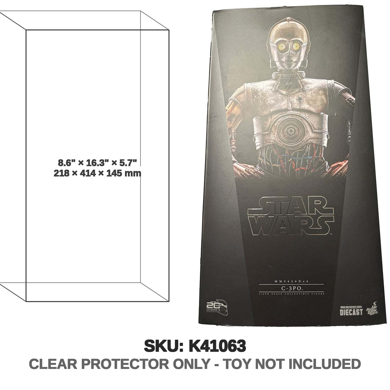 C-3PO Star Wars 1/6 Scale Diecast Figure