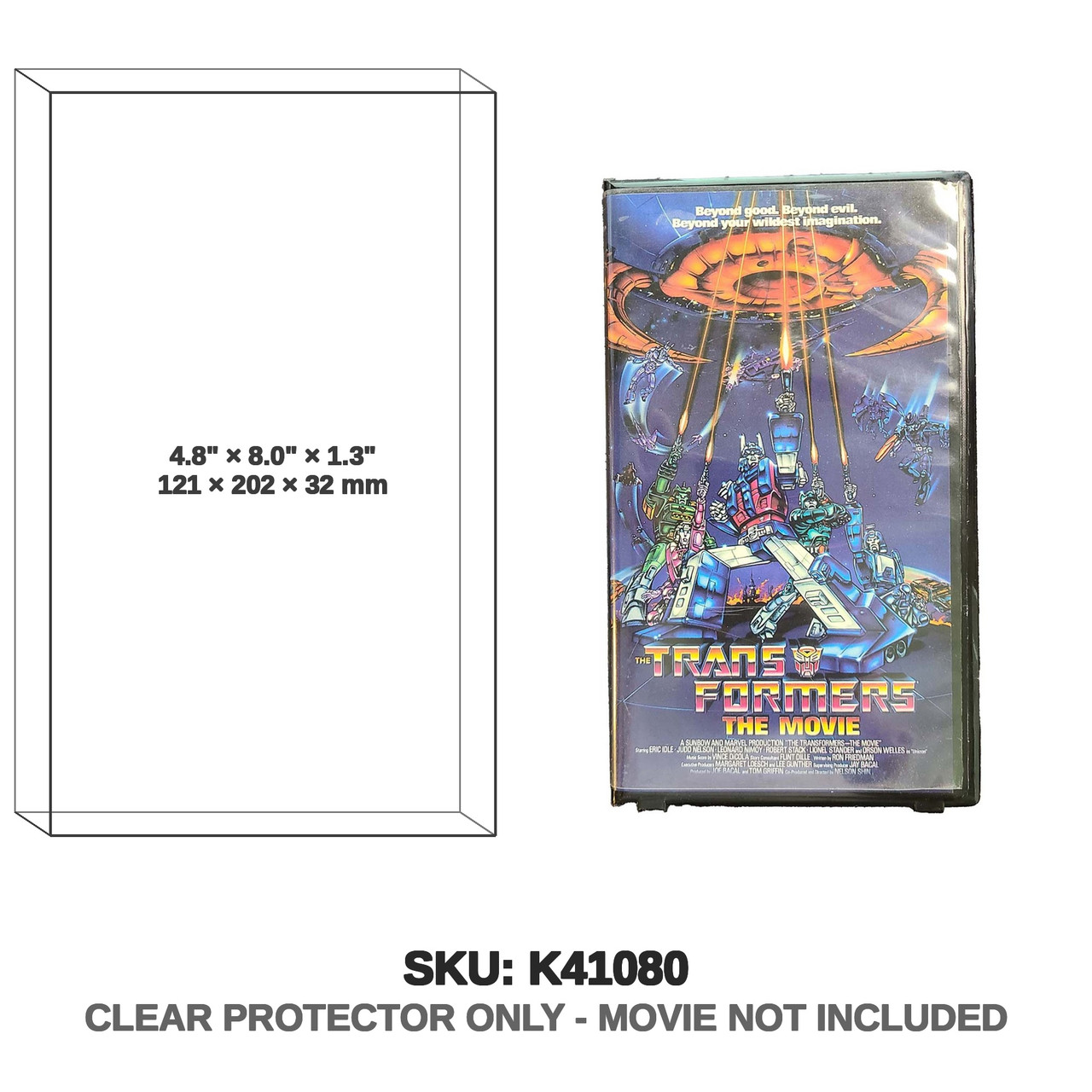 Transformers VHS The Movie Clamshell