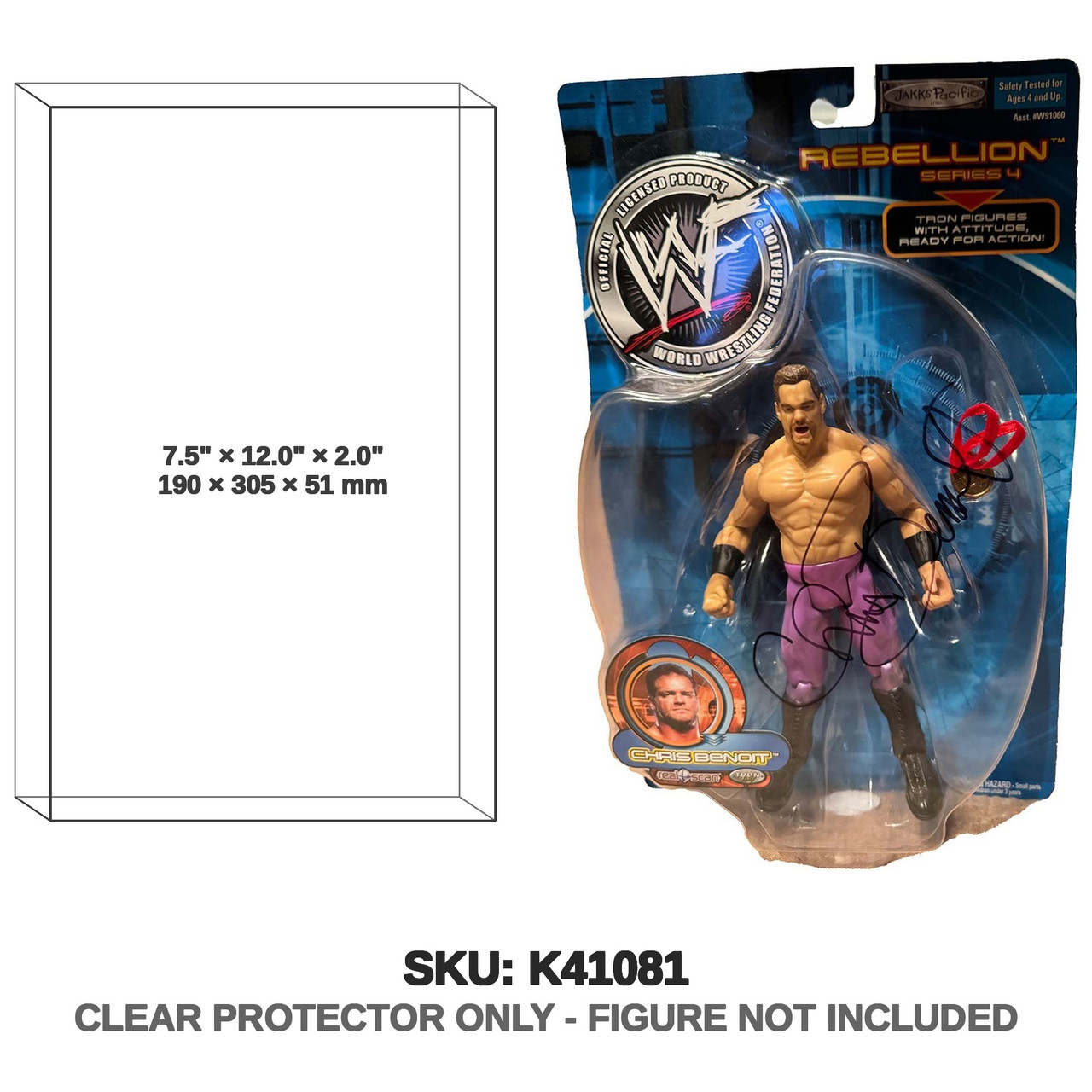 Jakks Pacific WWE Chris Benoit Rebellion Series 4