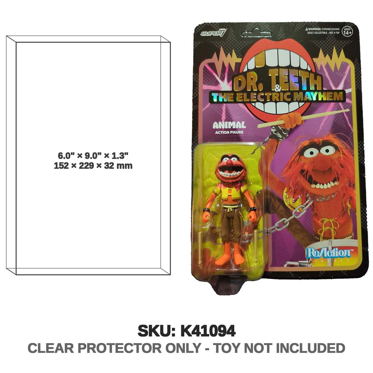 Super7 The Muppets ReAction Dr. Teeth and The Electric Mayhem