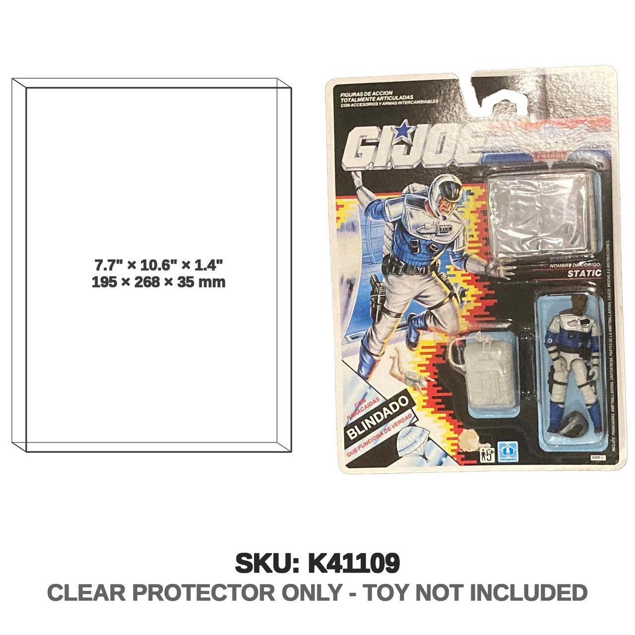 Static G.I. Joe A Real American Hero Sky Patrol European Figure