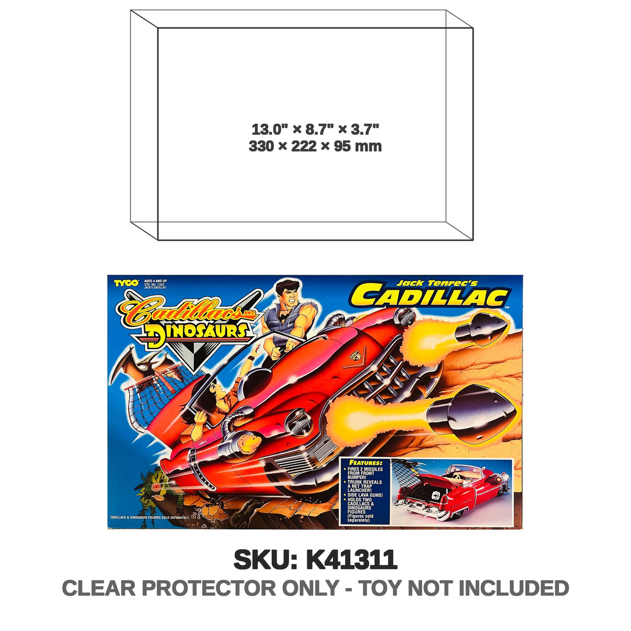 Tyco Cadillacs and Dinosaurs Jack Tenrec's Cadillac