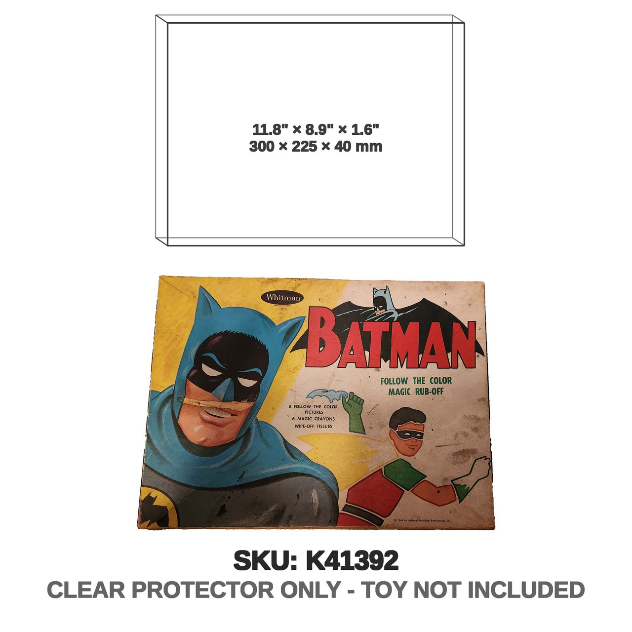 Batman Follow The Color Magic Rub-Off