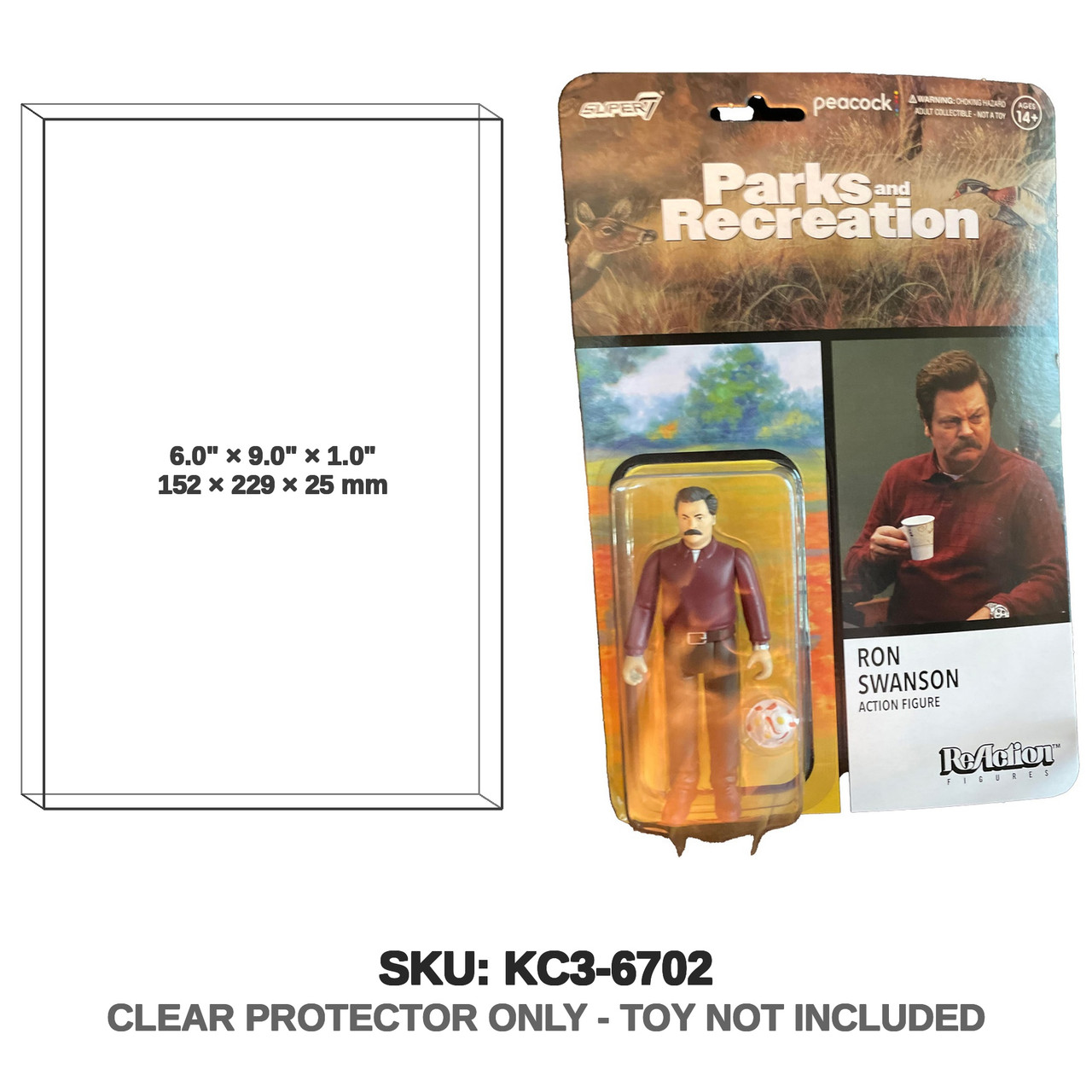 Funko Parks and Recreation Reflection Ron Swanson Figure