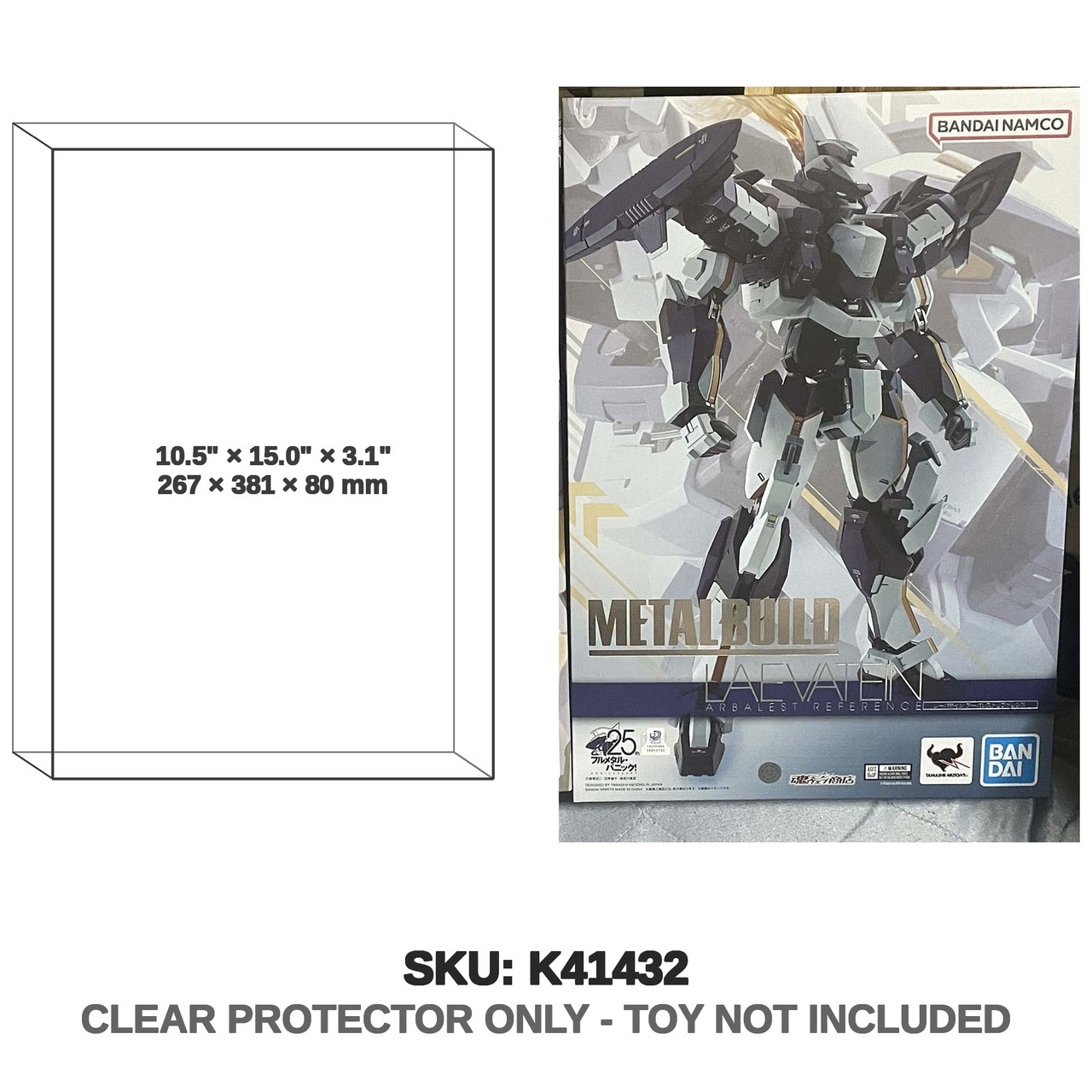 Bandai Gundam Metal Build Laevatein Arbalest Reference