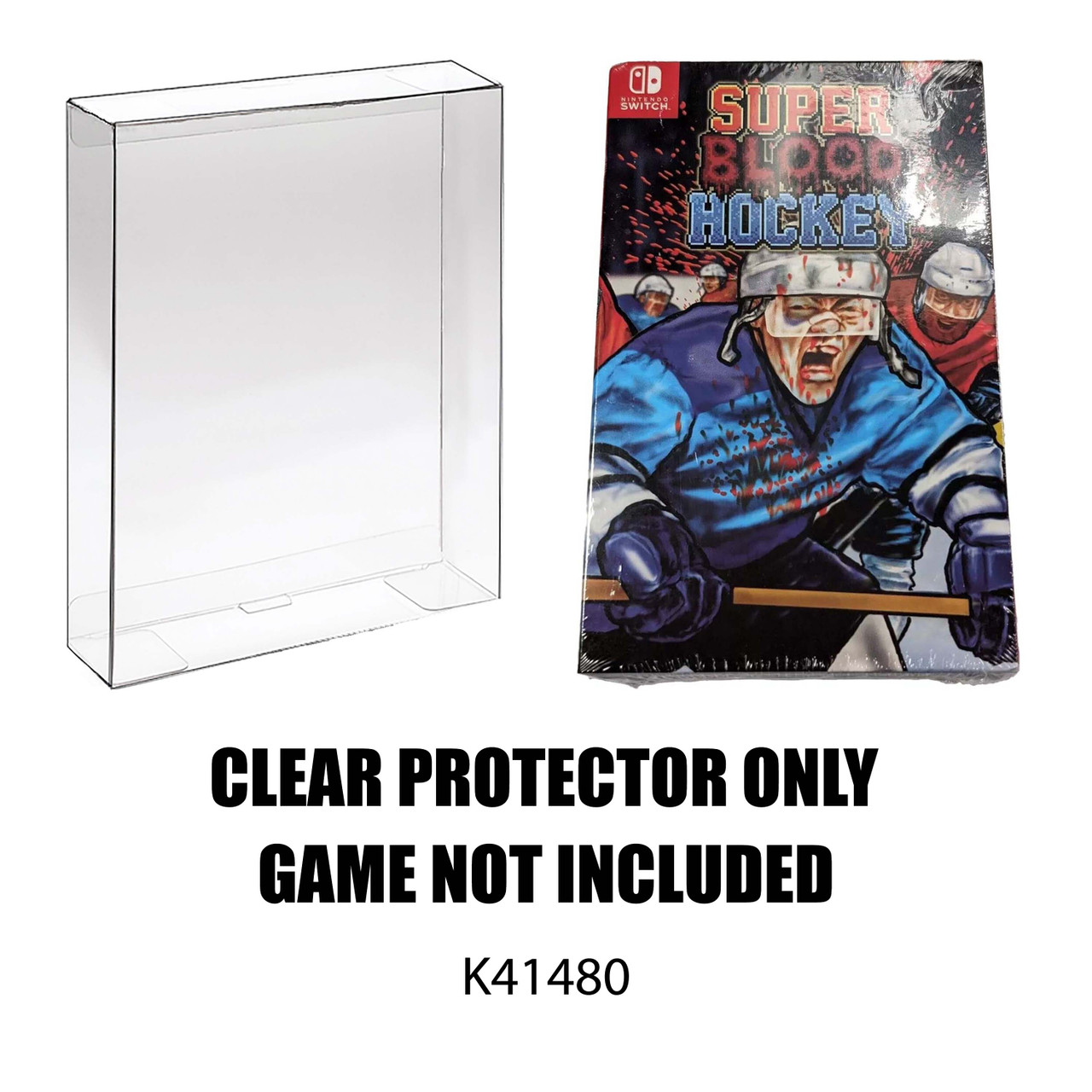 Protector For Super Blood Hockey Switch (Premium Edition Games)