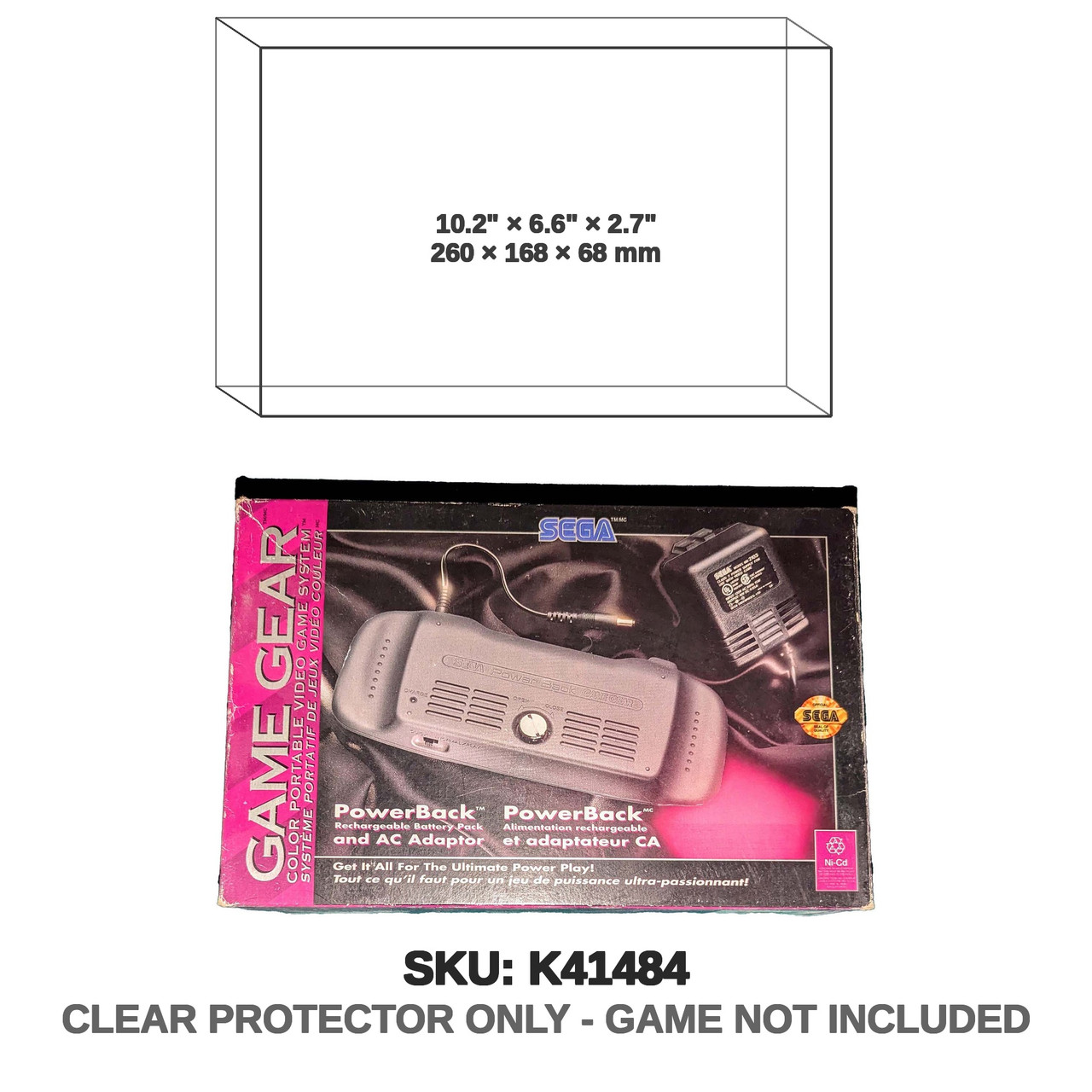 Game Gear Powerback Battery