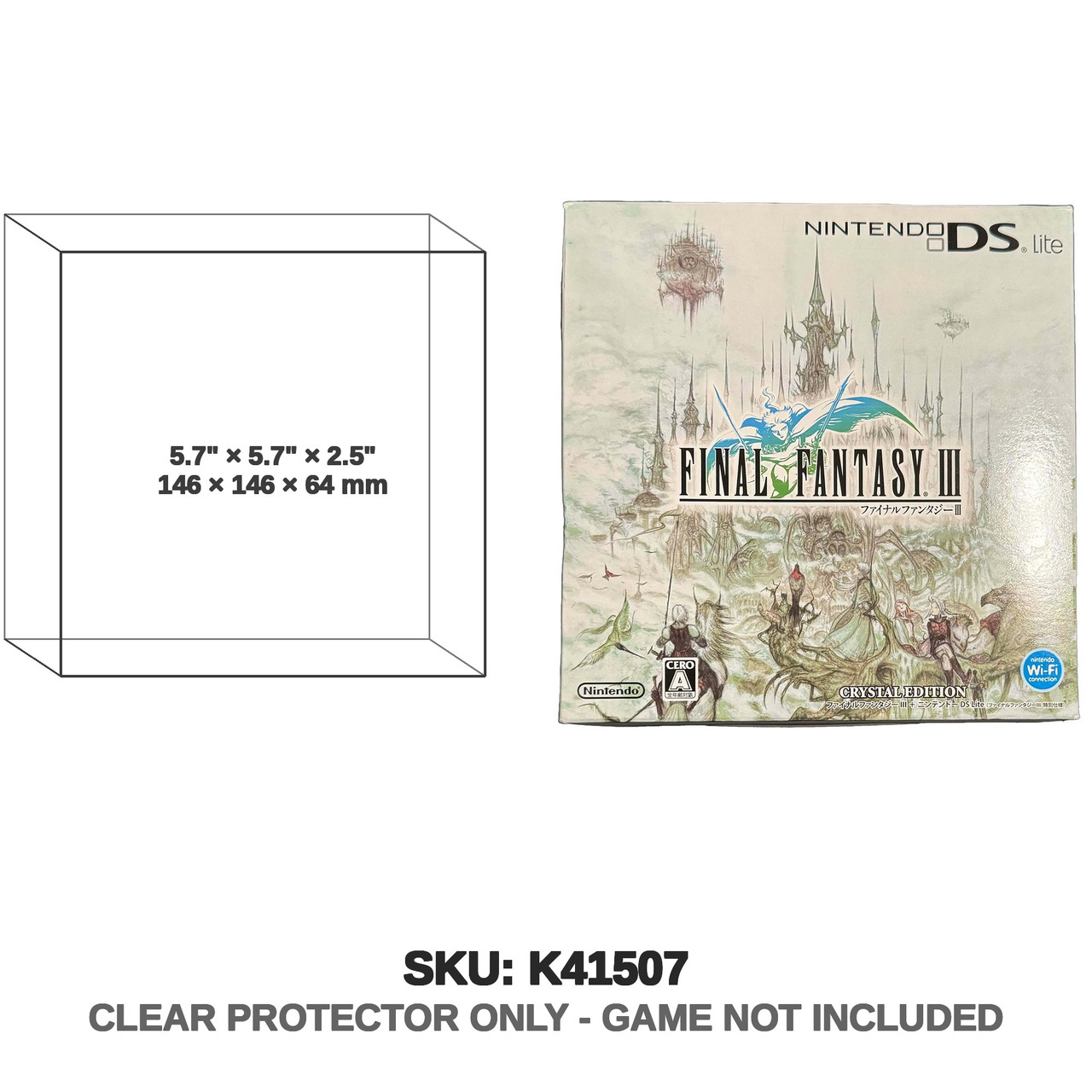 Final Fantasy III DS Lite Console Final Fantasy III DS Lite Console