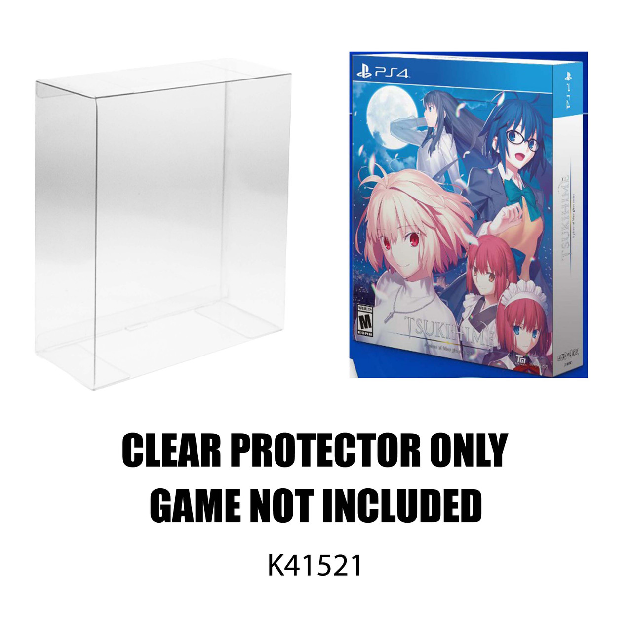 Protector For Tsukihime: A Piece Of Blue Glass Moon Limited Edition PS4 Japan