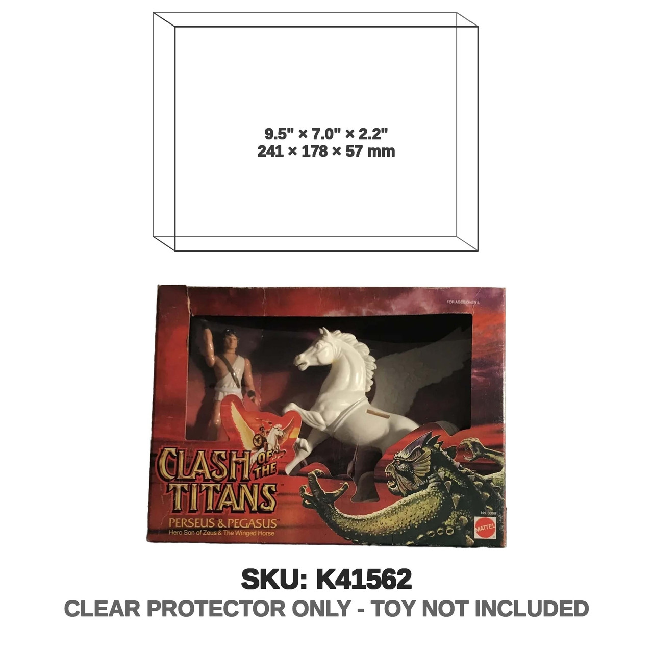 Mattel Clash of the Titans Perseus & Pegasus