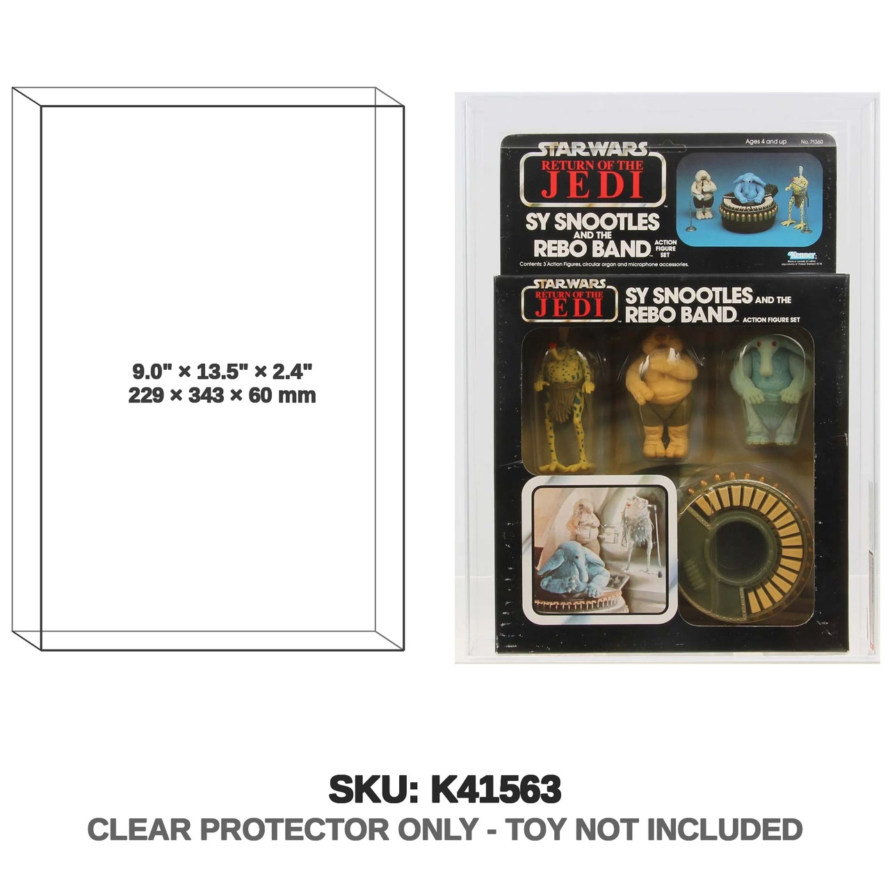 Star Wars 1984 Vintage Kenner Rotj SY Snootles Rebo Band