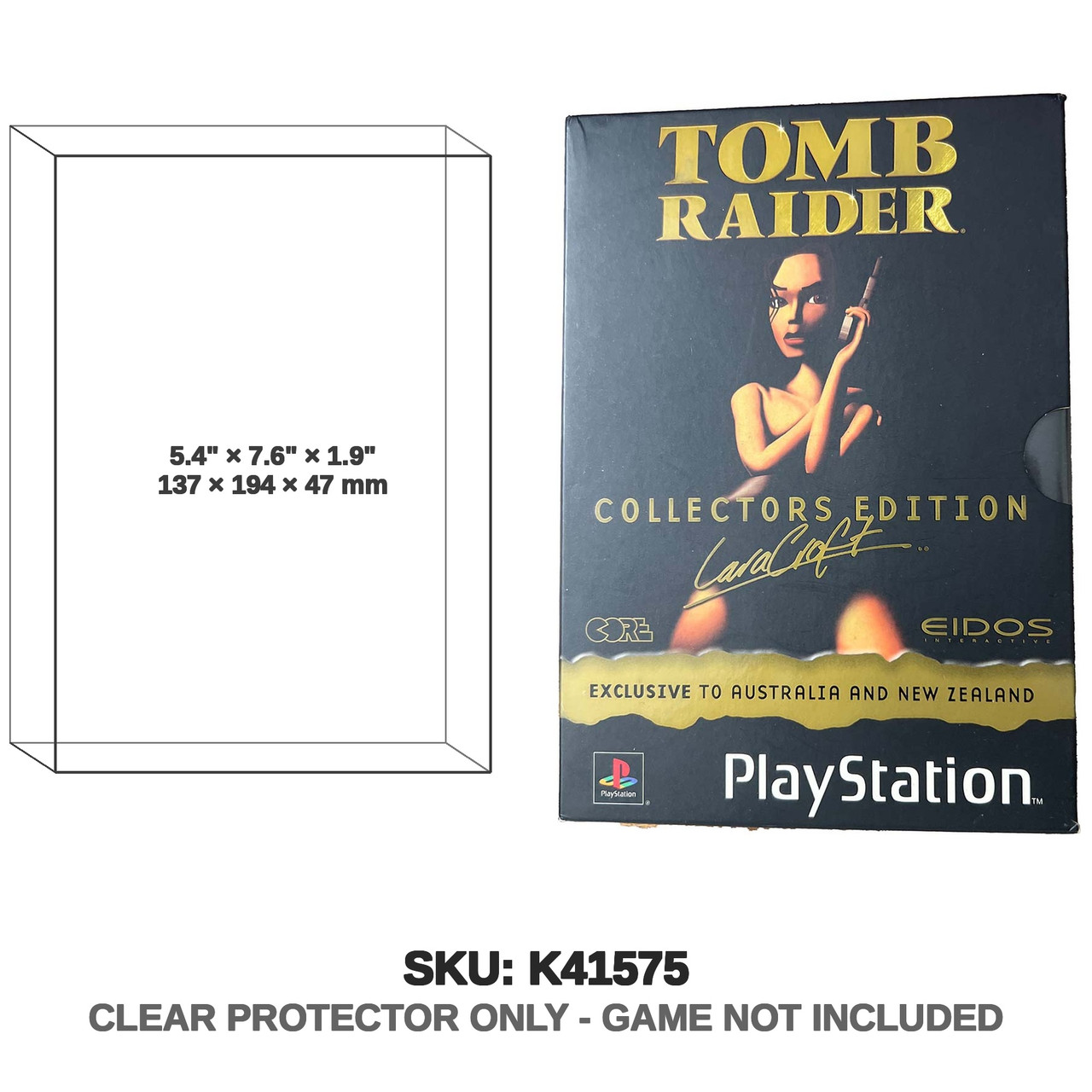 Tomb Raider Collectors Edition Playstation. Australian Edition