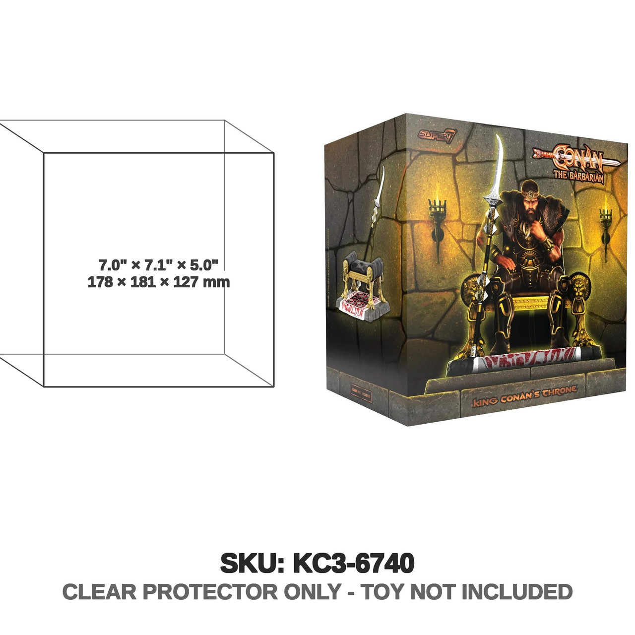 Super7 Conan The Barbarian Ultimates Wave 4 The Throne Of Aquilonia Accessories