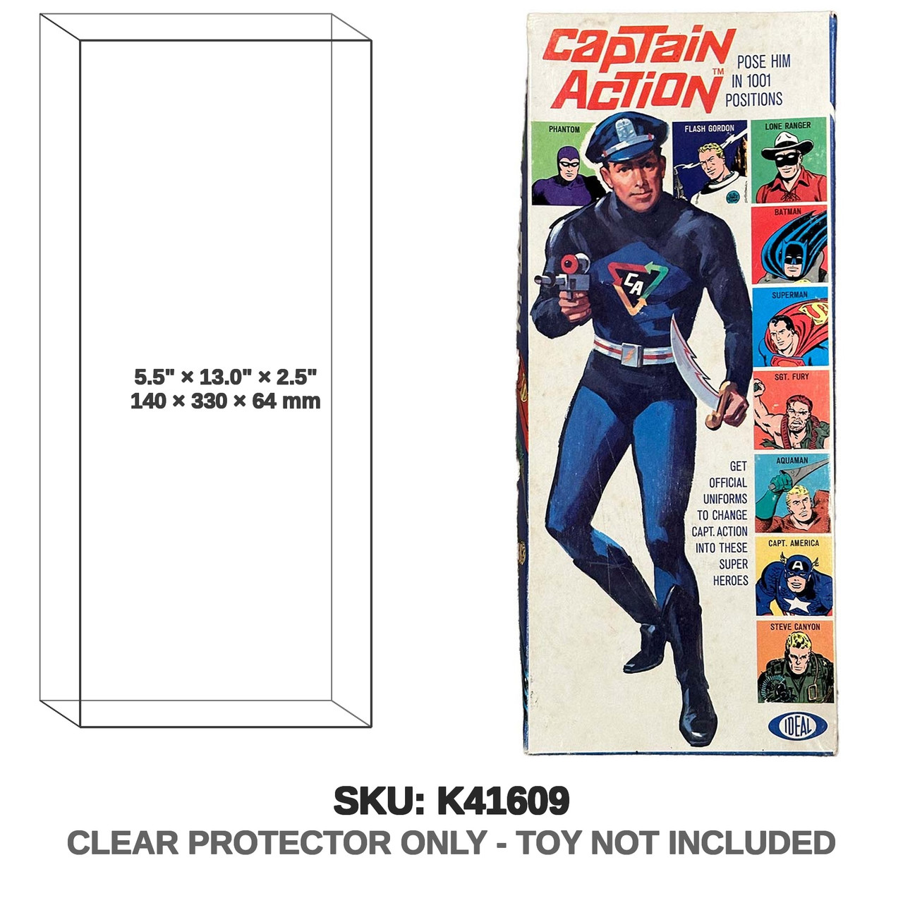Ideal Captain Action Long Box