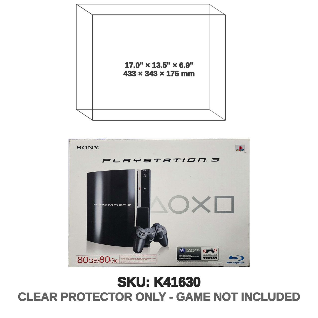 PlayStation 3 80GB Console Box