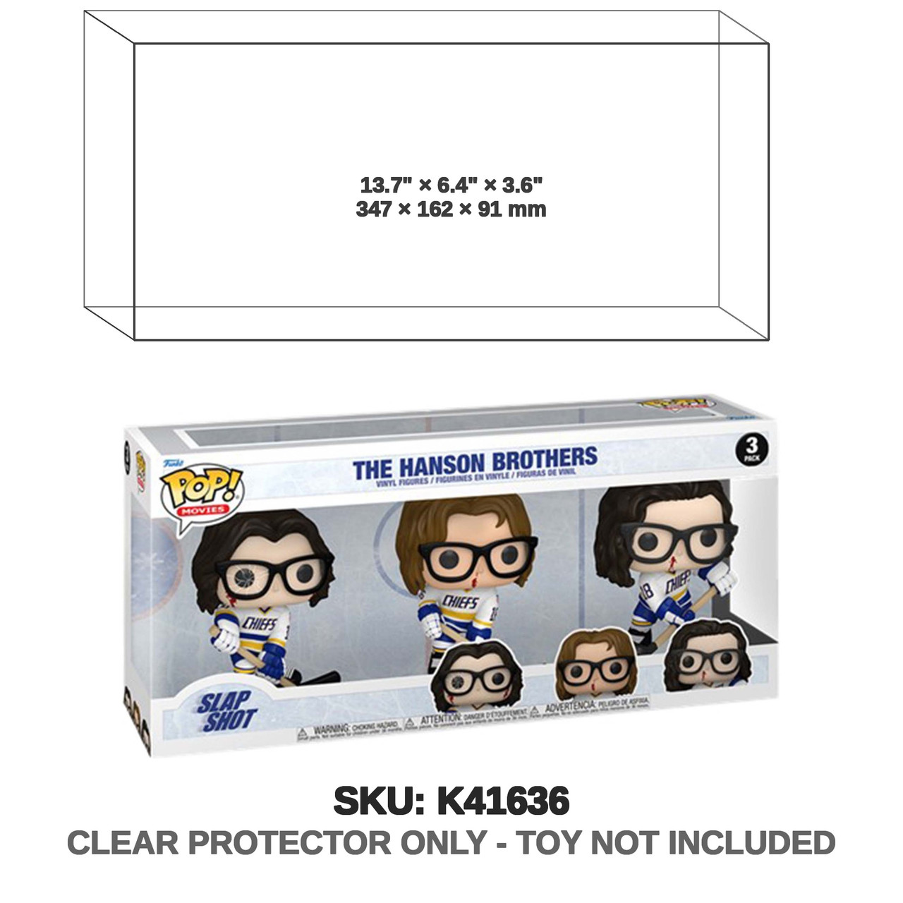 Funko Pop Slapshot 3-pack Hanson Brothers
