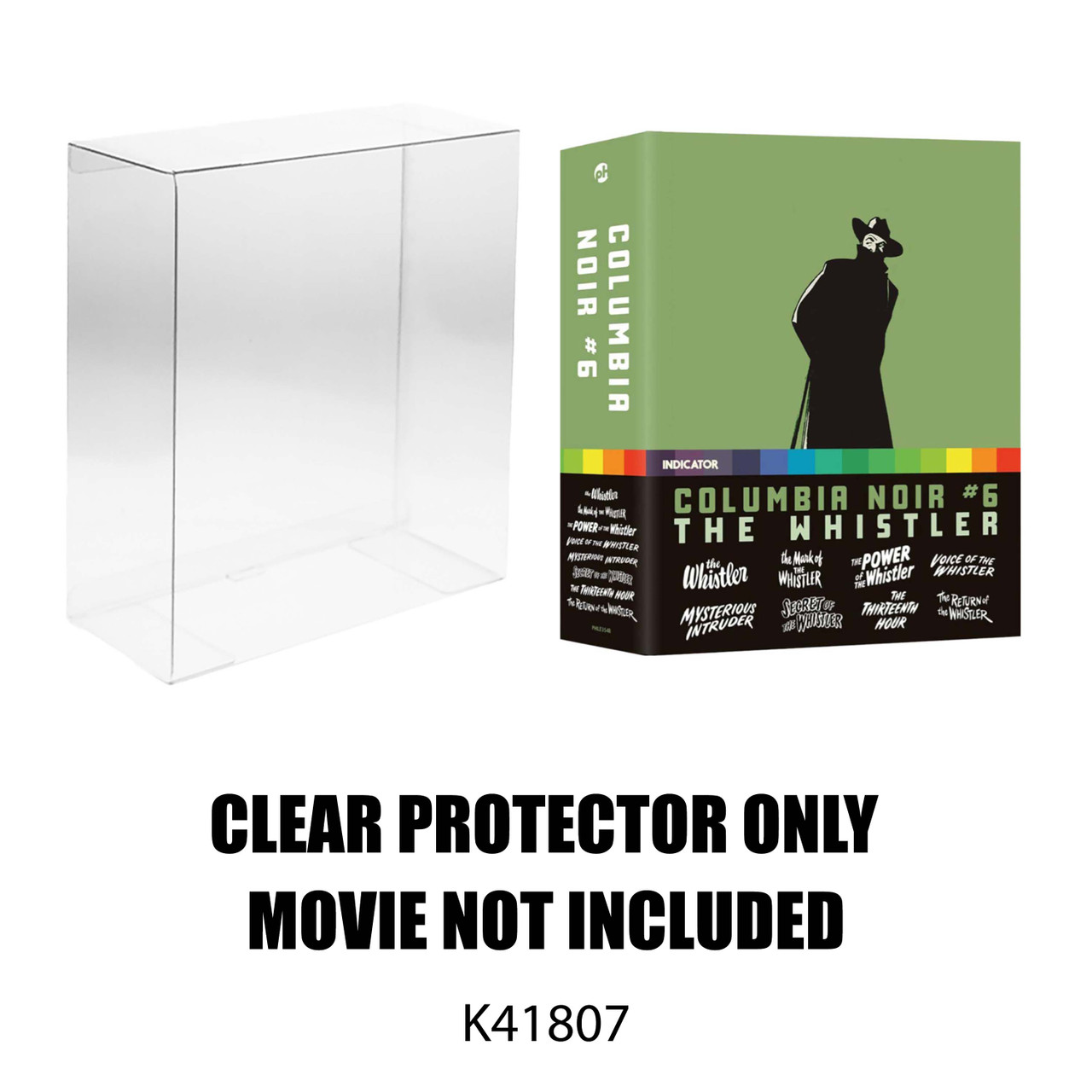Protector For COLUMBIA NOIR #6 : The Whistler Blu ray (Powerhouse UK)