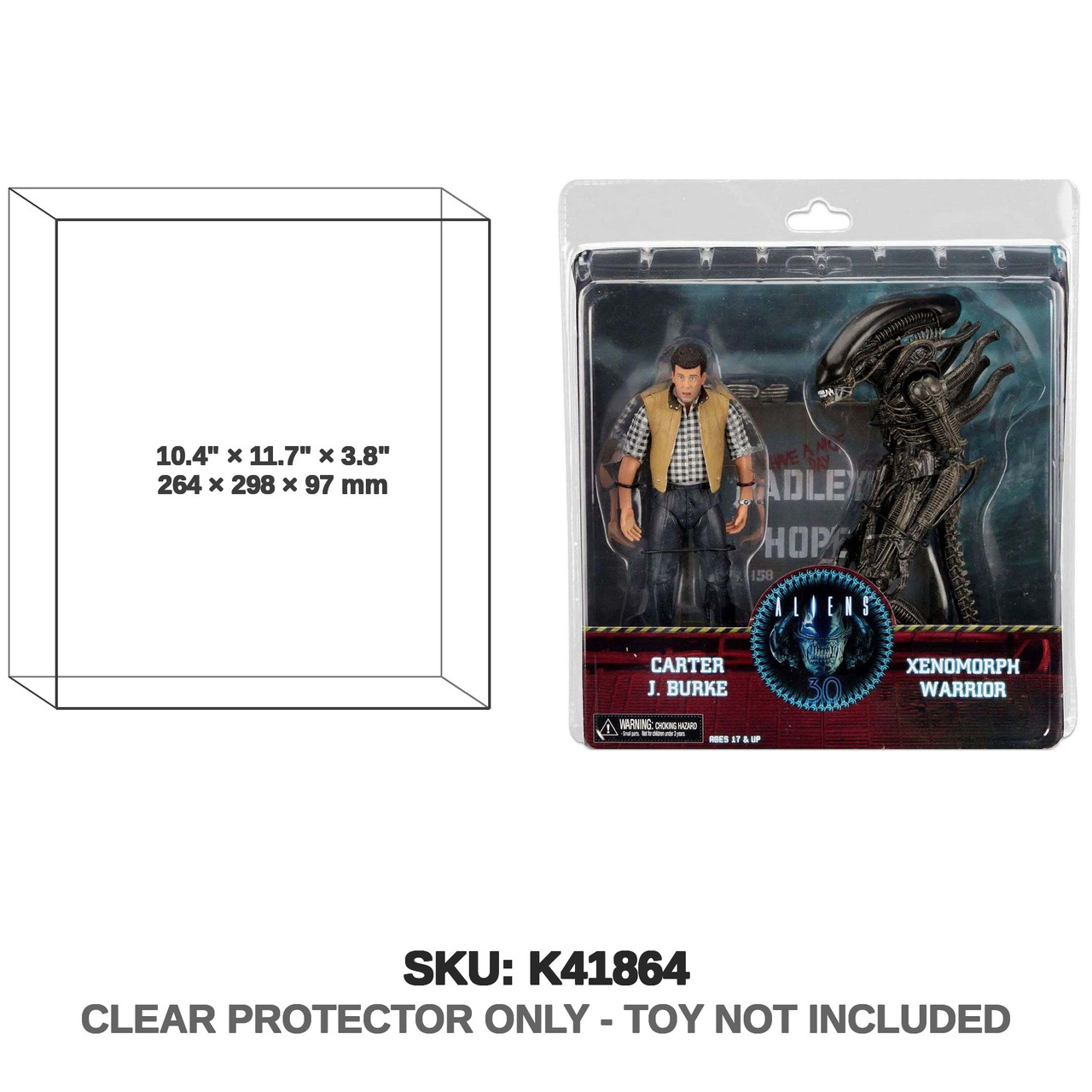 NECA Aliens Hadley's Hope Carter Burke & Concept Xenomorph 2-Pack