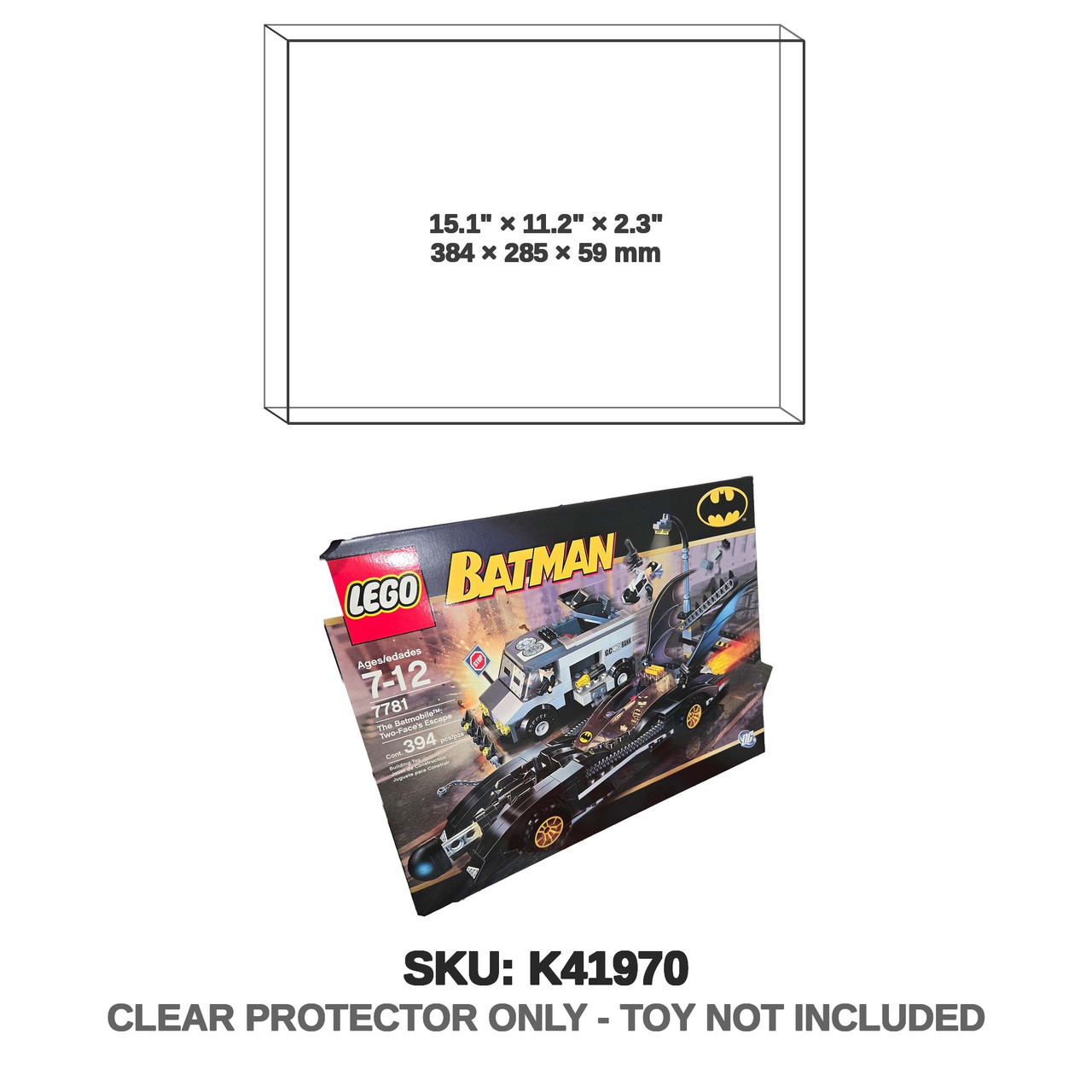 LEGO DC Comics Batman Batmobile Two-Face's Escape 7781