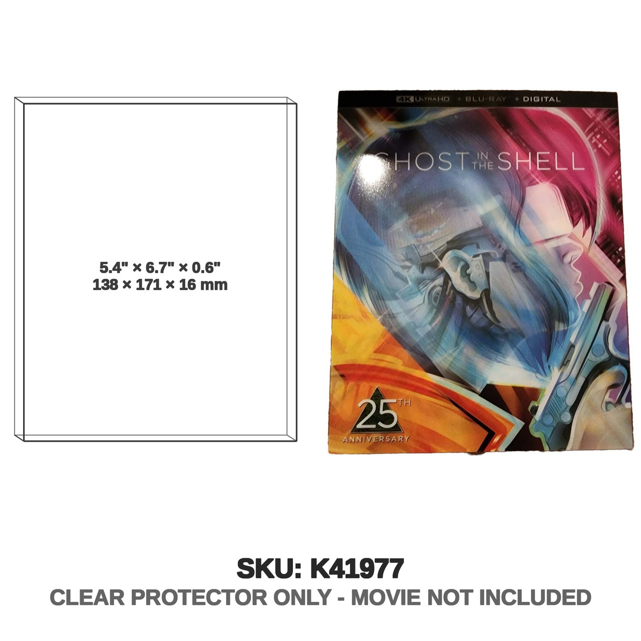 Ghost In The Shell 25th Anniversary 4K Blu-Ray SteelBook Ghost In The Shell 25th Anniversary 4K Blu-Ray SteelBook