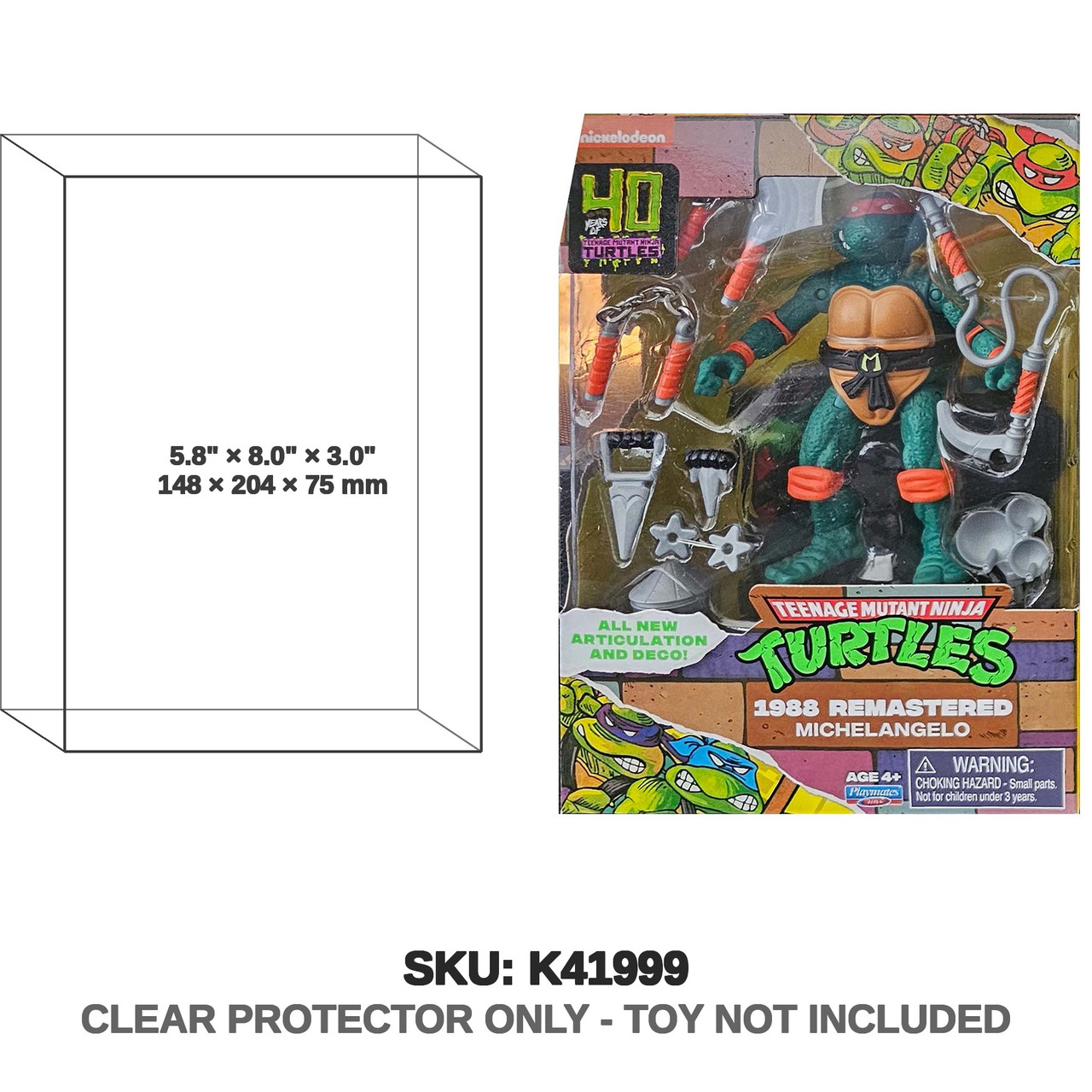 Playmates Teenage Mutant Ninja Turtles Original Sketch and 1988 Remastered