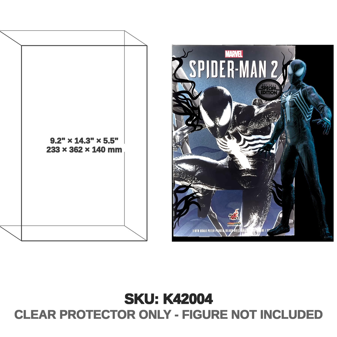 Marvel Spider-Man 2 Peter Parker Black Suit Hot Toys Special Edition