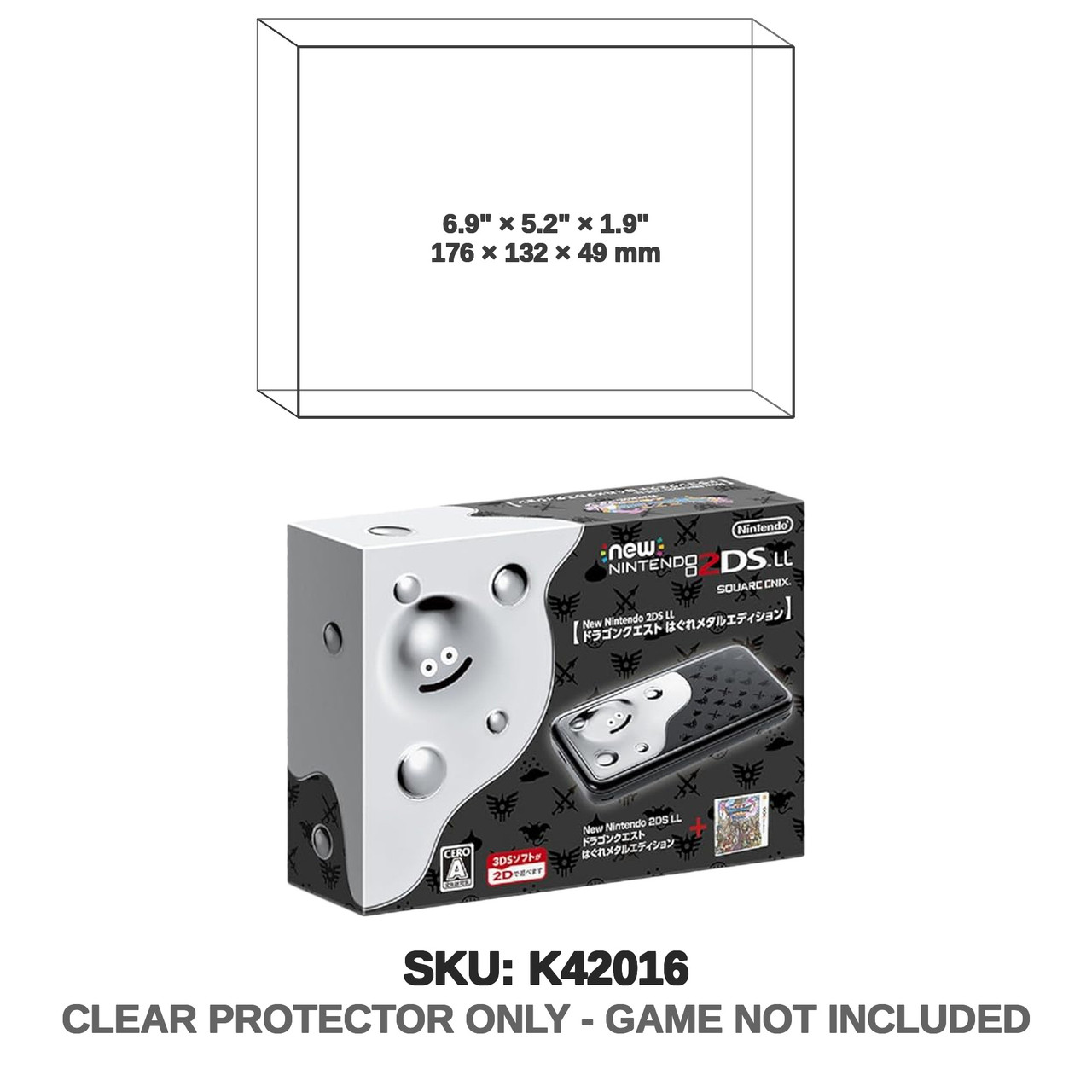 Nintendo 2DS LL Liquid Metal Slime Edition