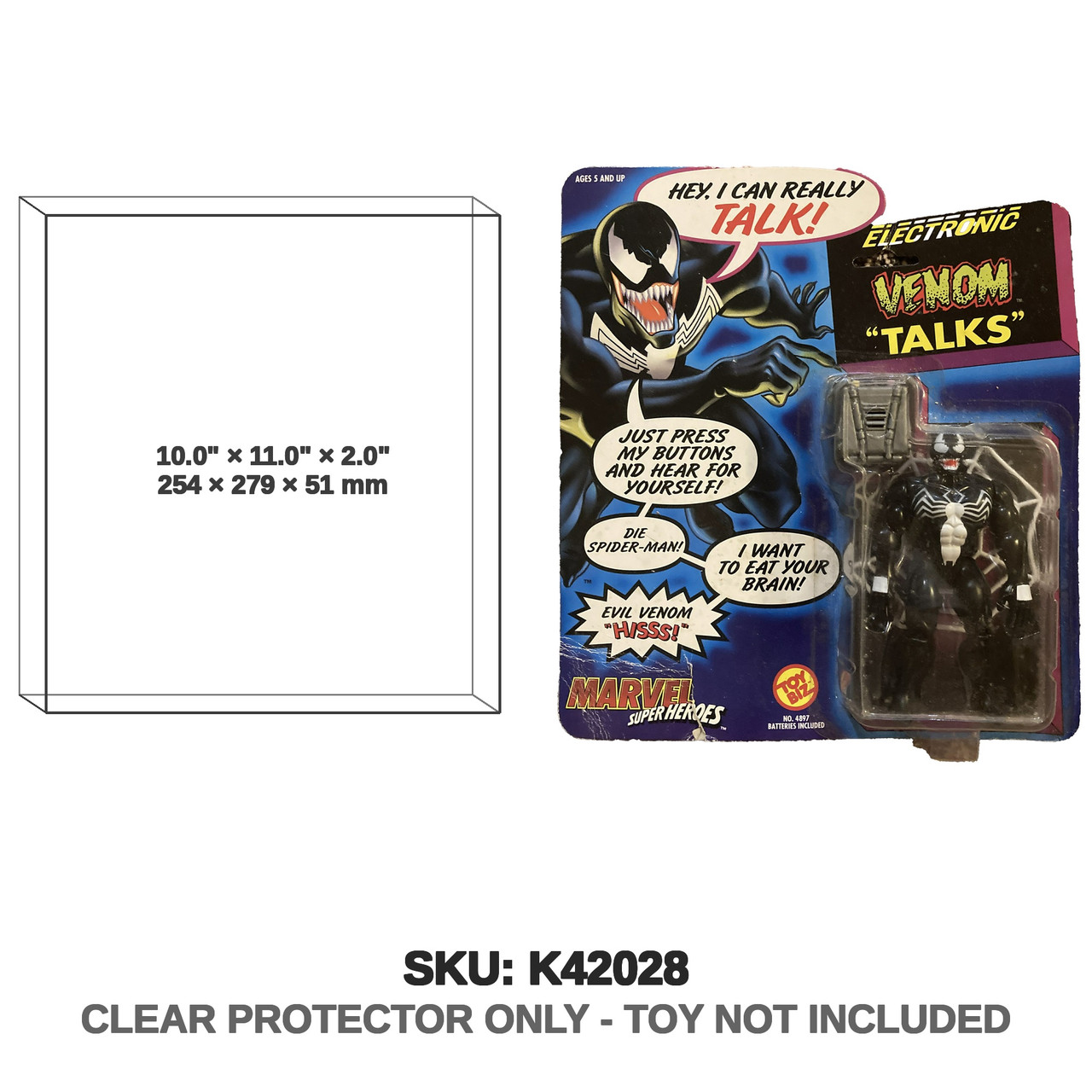 Toy Biz Marvel Superheroes Electronic Talking Venom