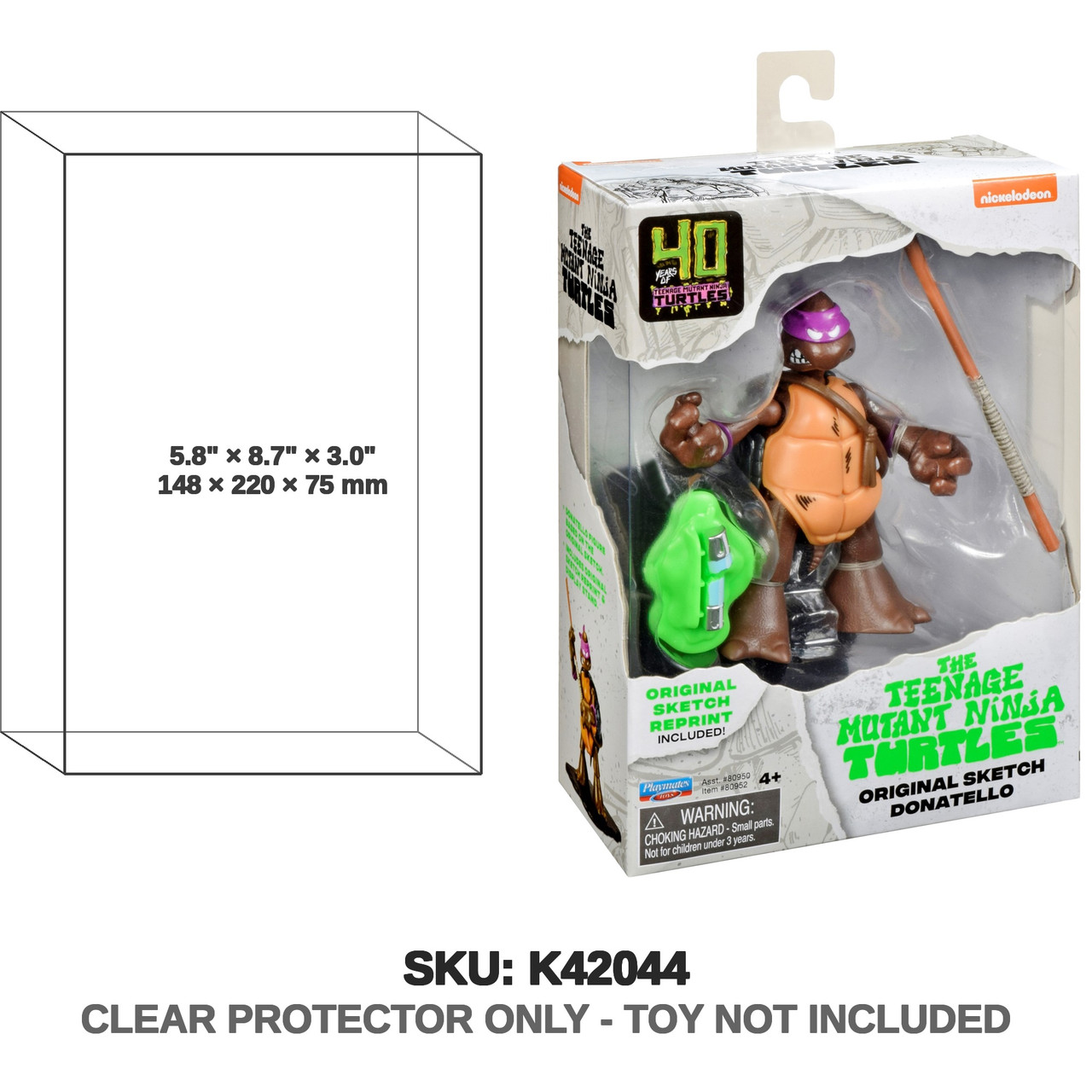 Playmates 40Th Anniversary TMNT Figure Box