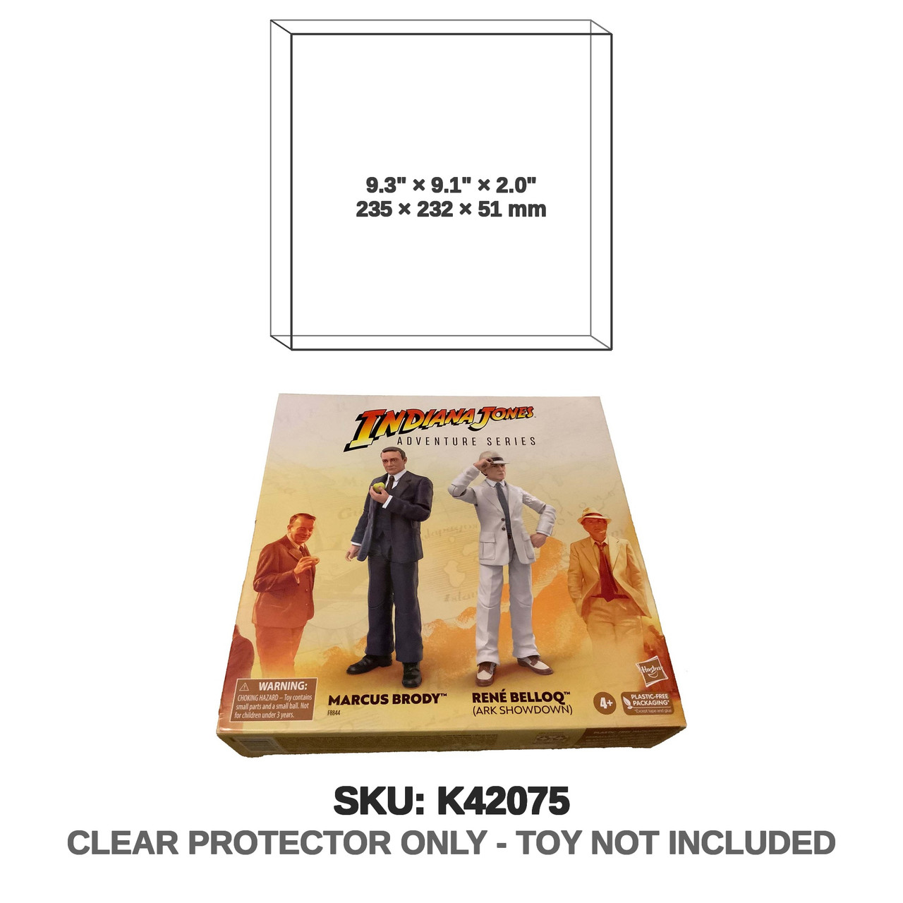Marcus Brody & Belloq Indiana Jones Adventure Series 2-Pack