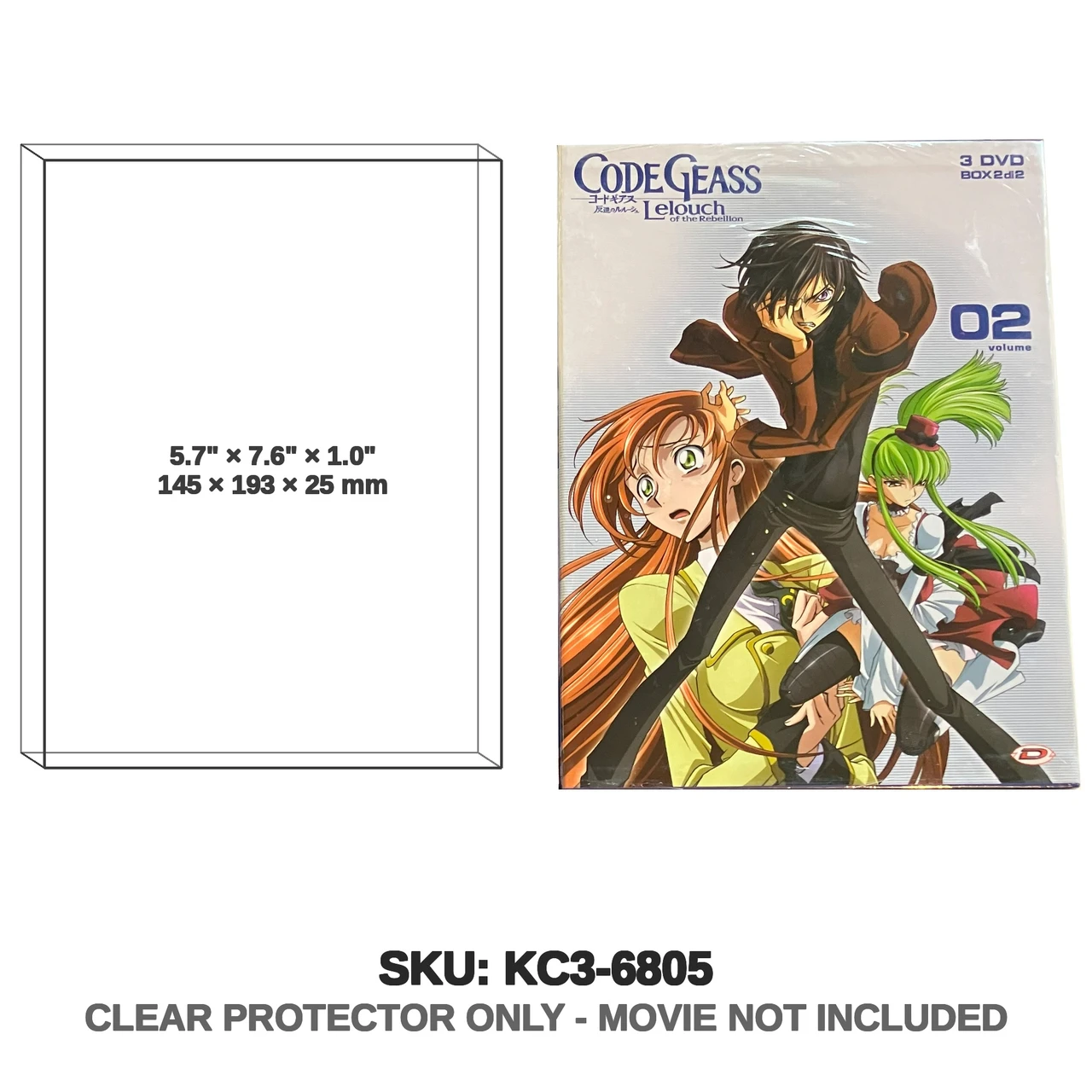 Bandai Code Geass Lelouch DVD Box Set Volume 02