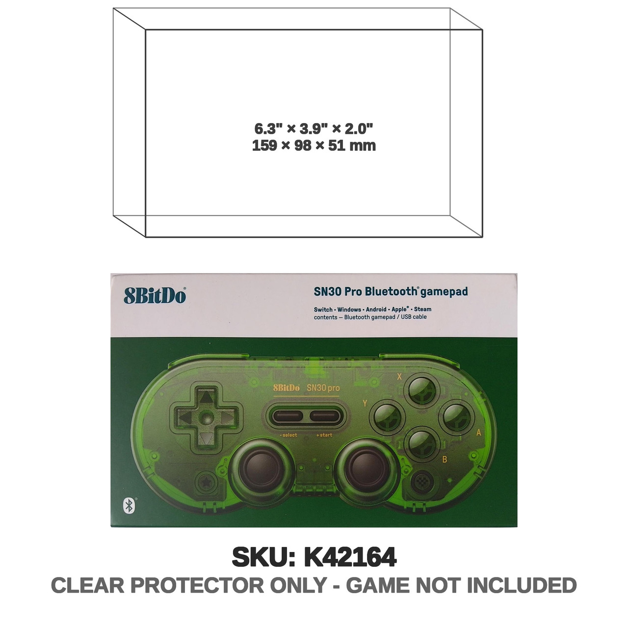 8BitDo SN30 Pro Bluetooth Gamepad