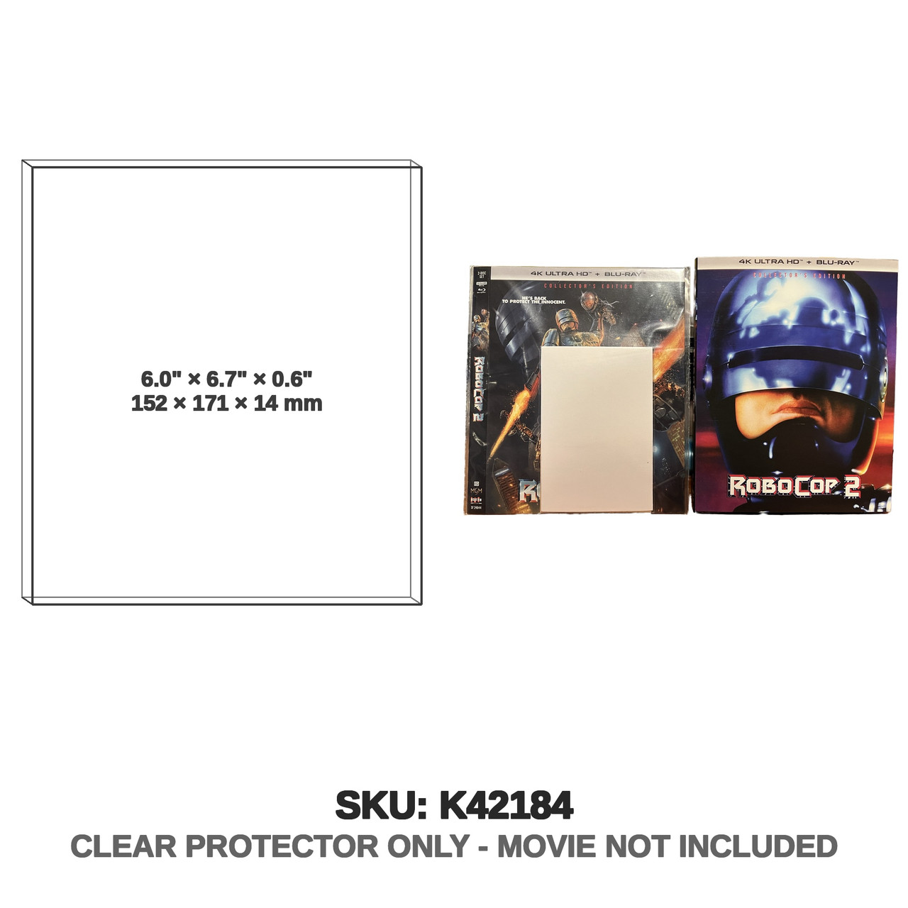 RoboCop 2 4K Blu-ray with Exclusive Bonus Slip