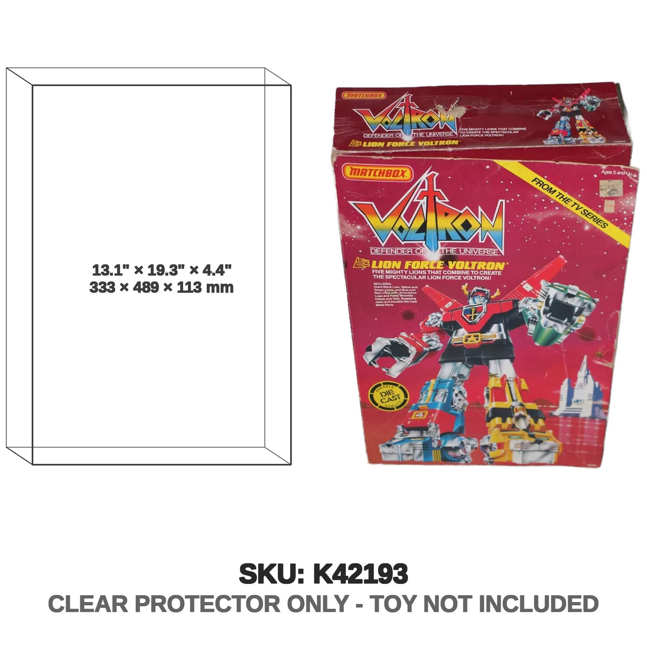 1984 Matchbox Voltron Defender III Deluxe Lion