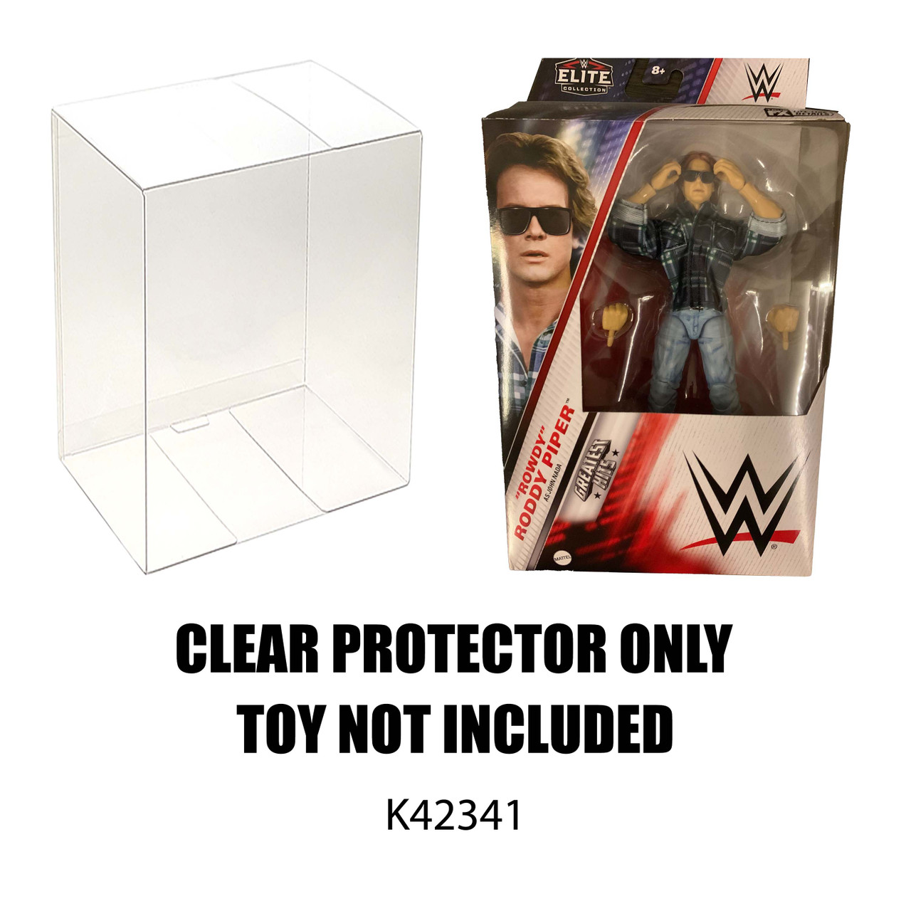 Protector For WWE Elite Collection Rowdy Roddy Piper as John Nada Greatest Hits