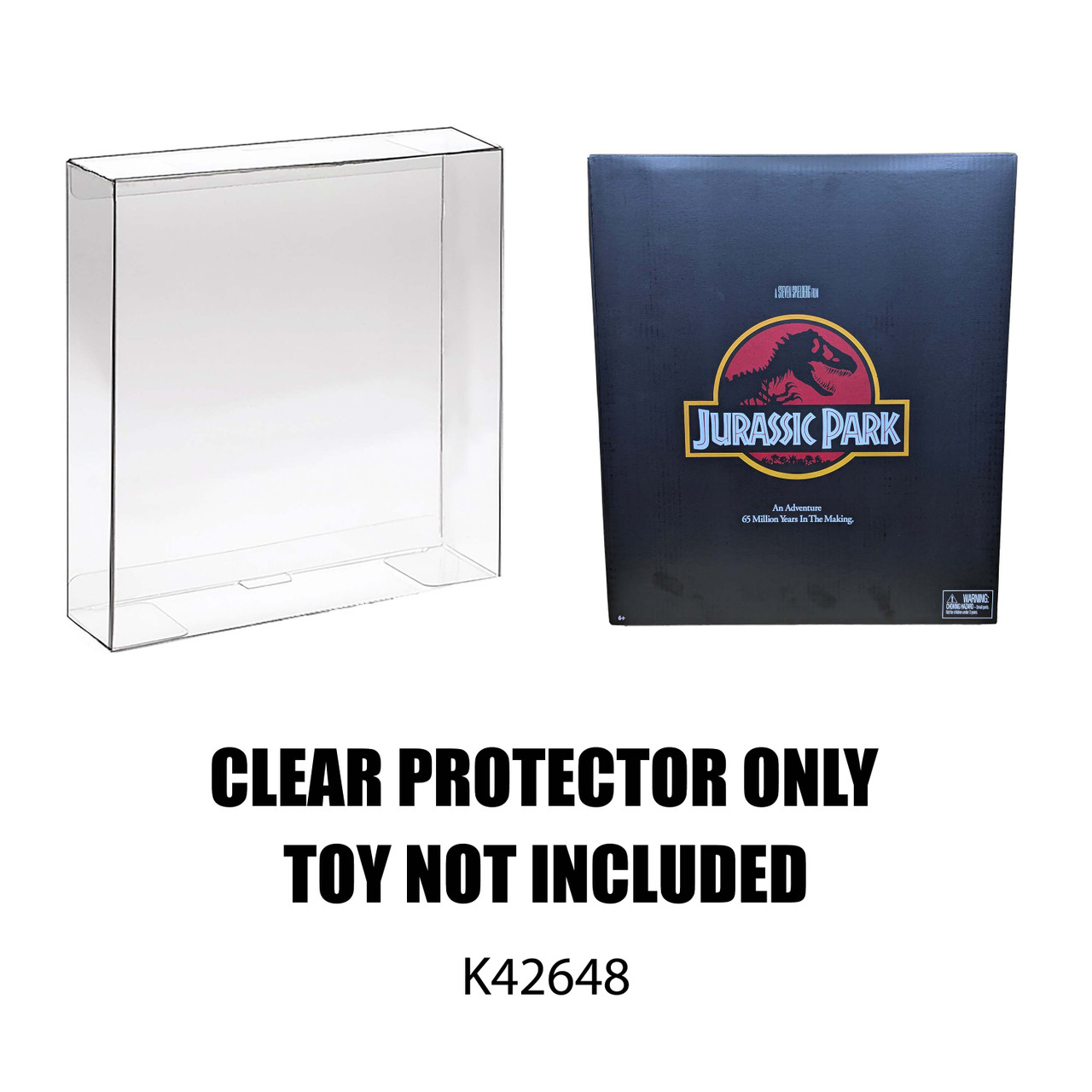 Protector For Jurassic World Jurassic Park 30Th Anniversary Steven Spielberg Figure Outer Package)