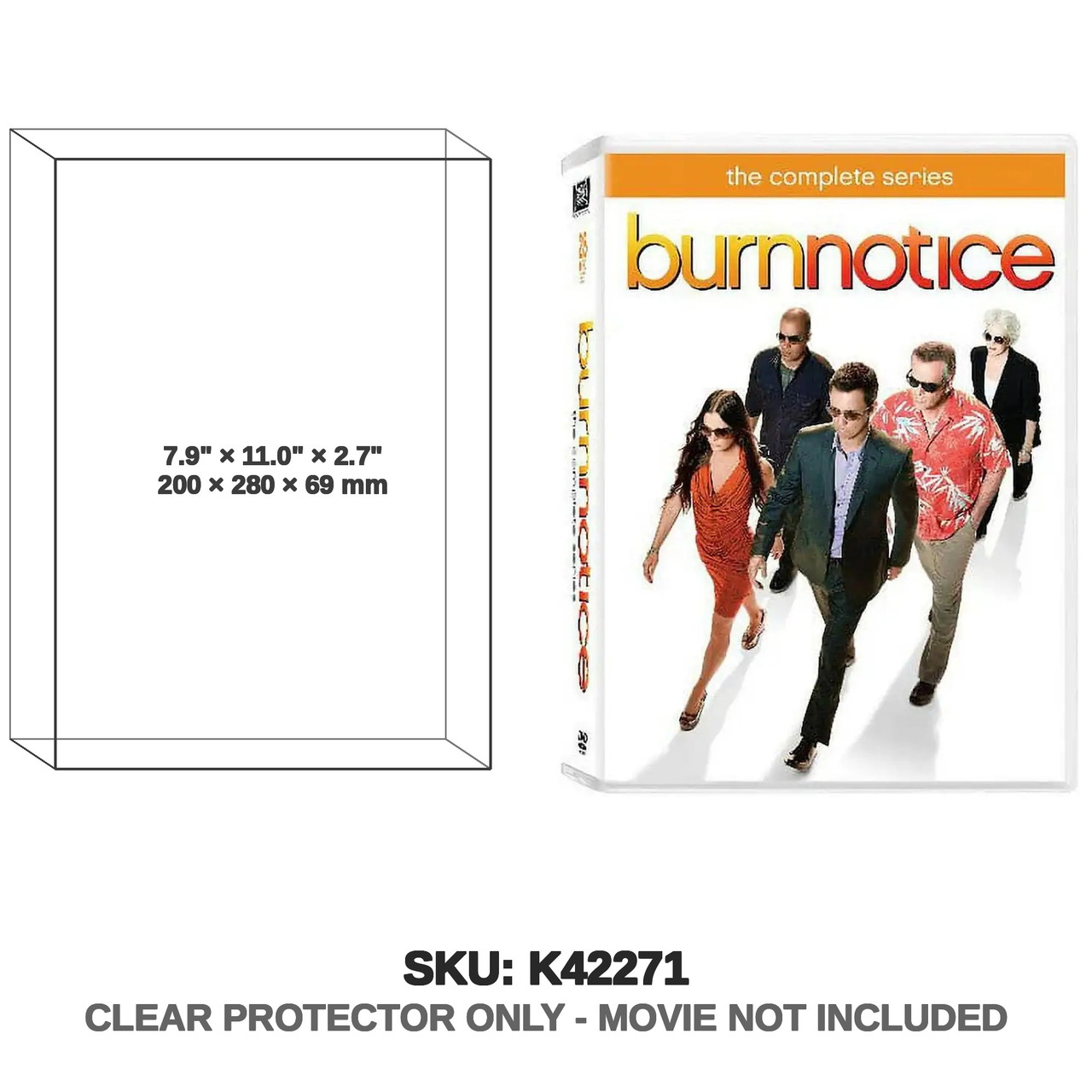 Warner Bros. Burn Notice Complete Series DVD