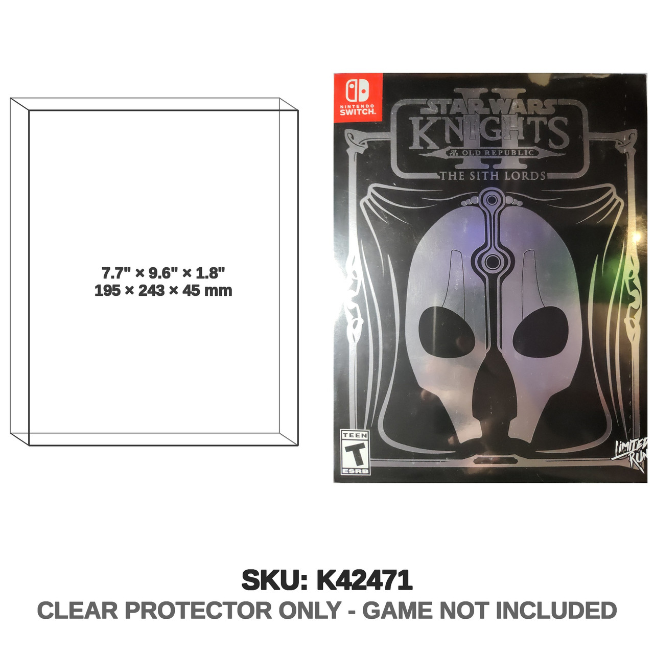 Star Wars Knights of the Old Republic II Sith Lords Nintendo Switch