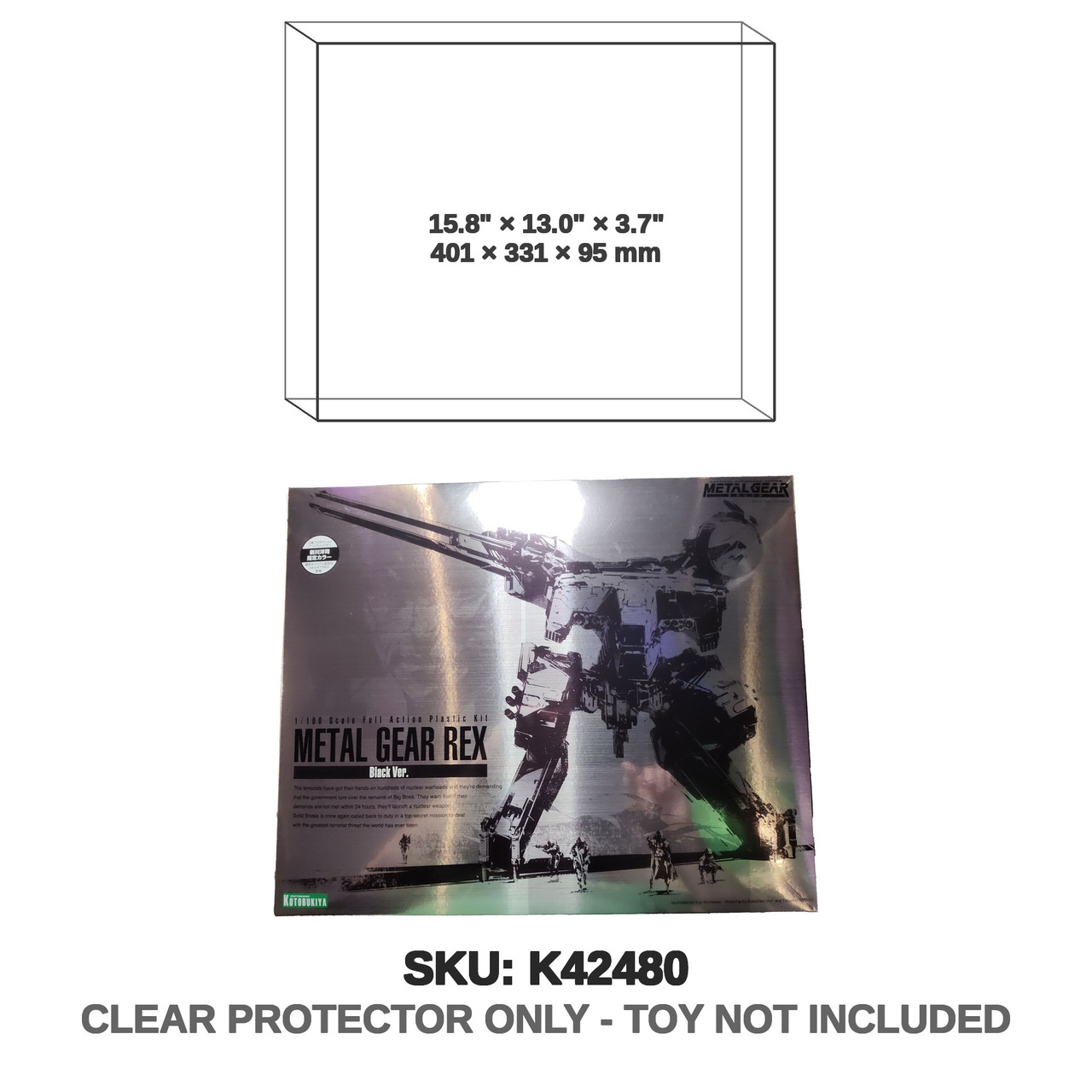 Kotobukiya 1/100 Metal Gear Rex (Black ver.)