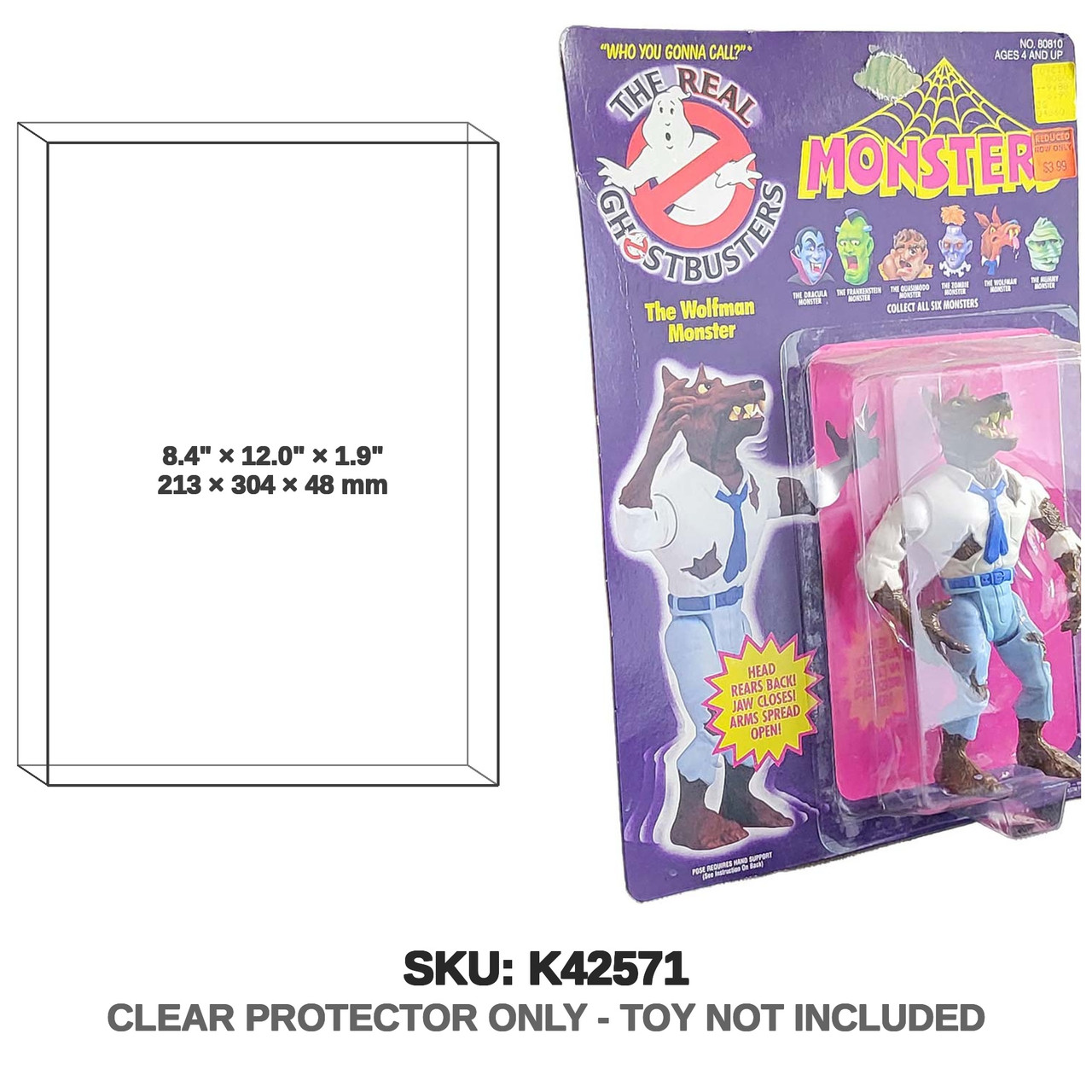 Kenner The Real Ghostbusters The Wolfman Monsters