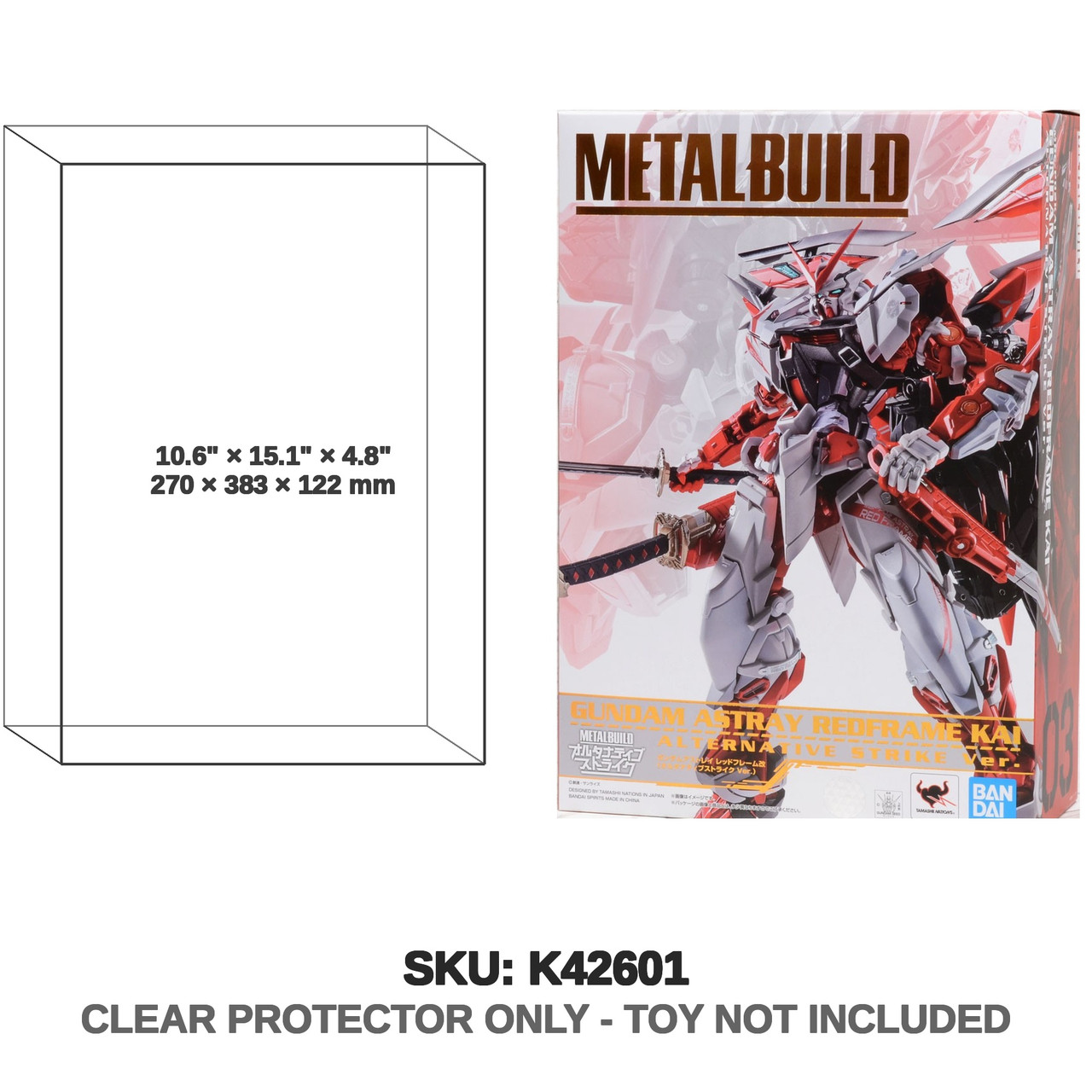 Bandai Gundam Metal Build Astray Red Frame Kai Alternative Strike Ver. 2020