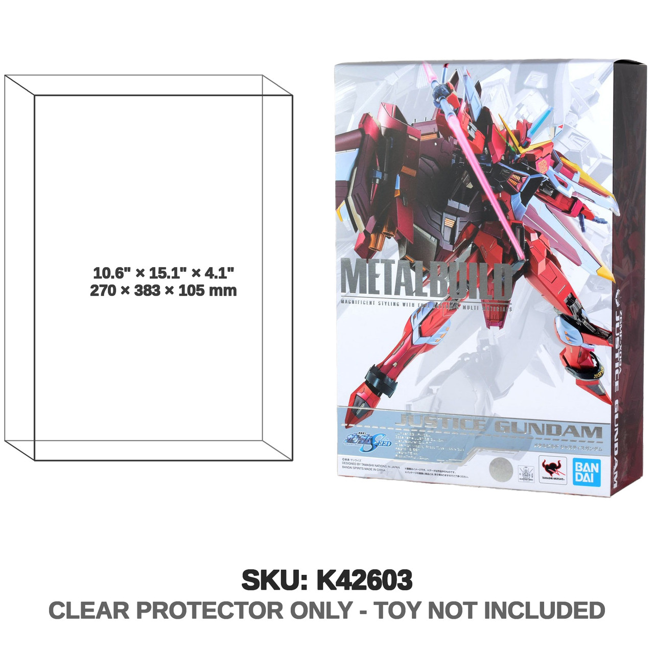 Bandai Gundam Metal Build Justice Gundam 2022