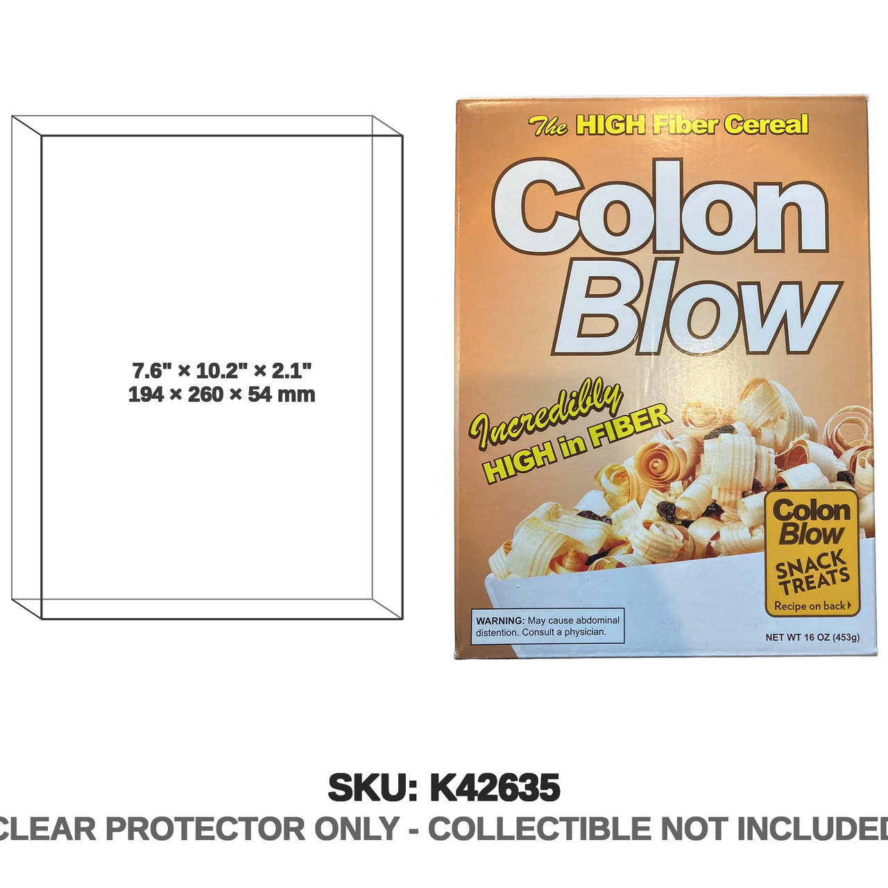 SNL Colon Blow Cereal Box Prop FYE