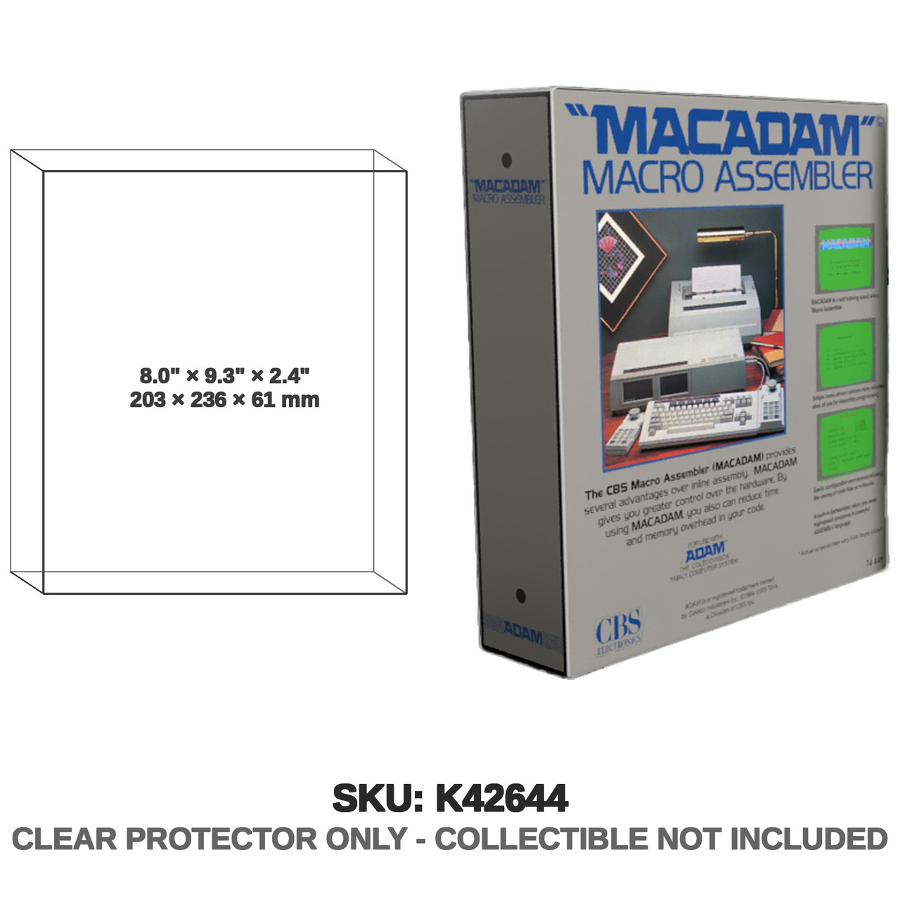 Coleco ADAM Large Software Box