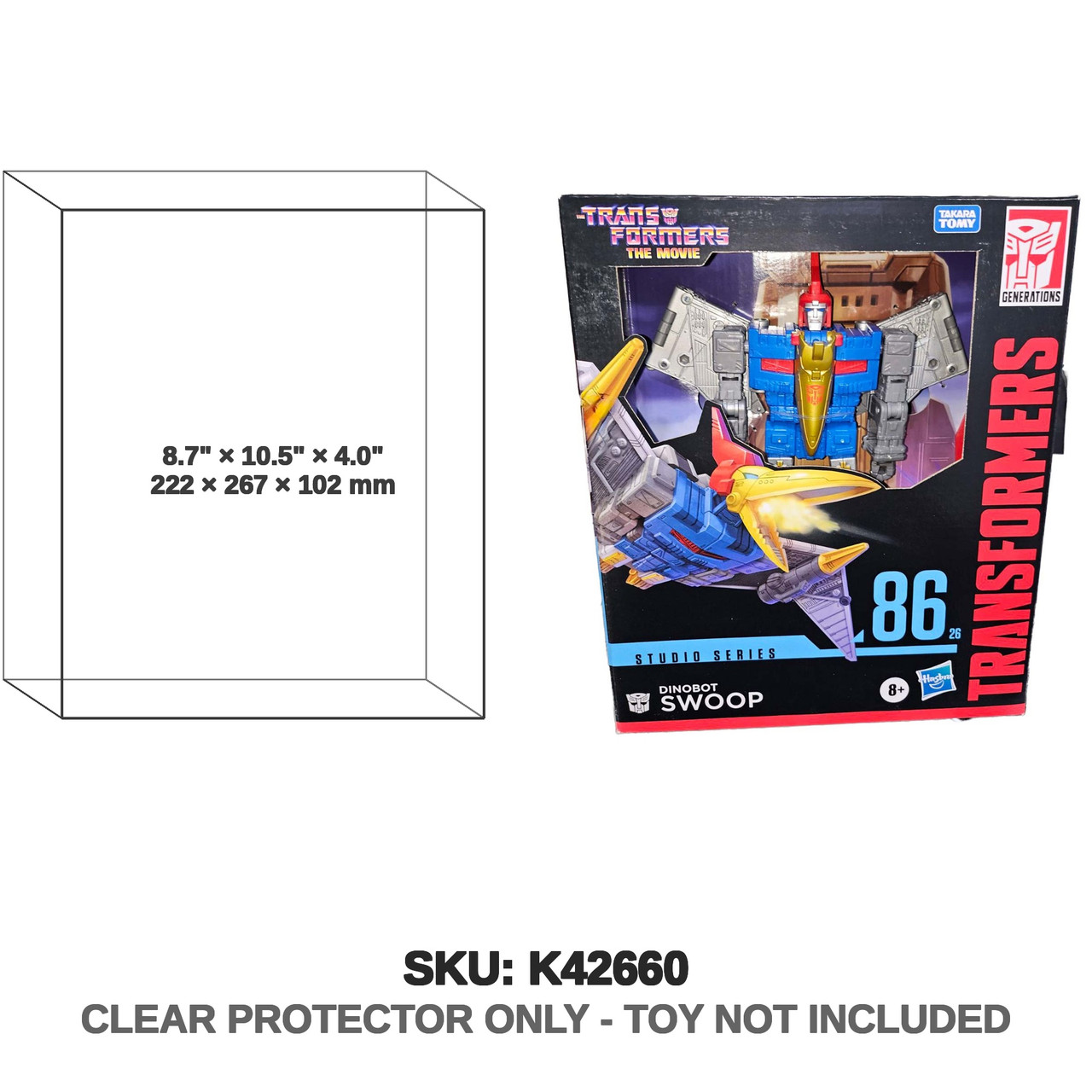 Swoop Transformers Studio Series 86 Dinobot Figure