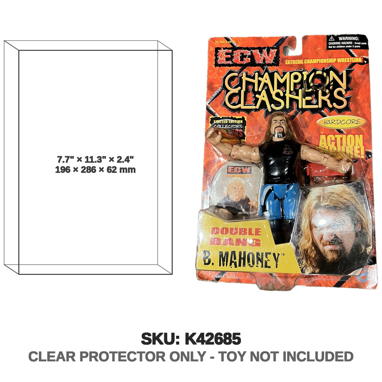 Original San Francisco Toy Makers ECW Extreme Championship Wrestling Figure 1999