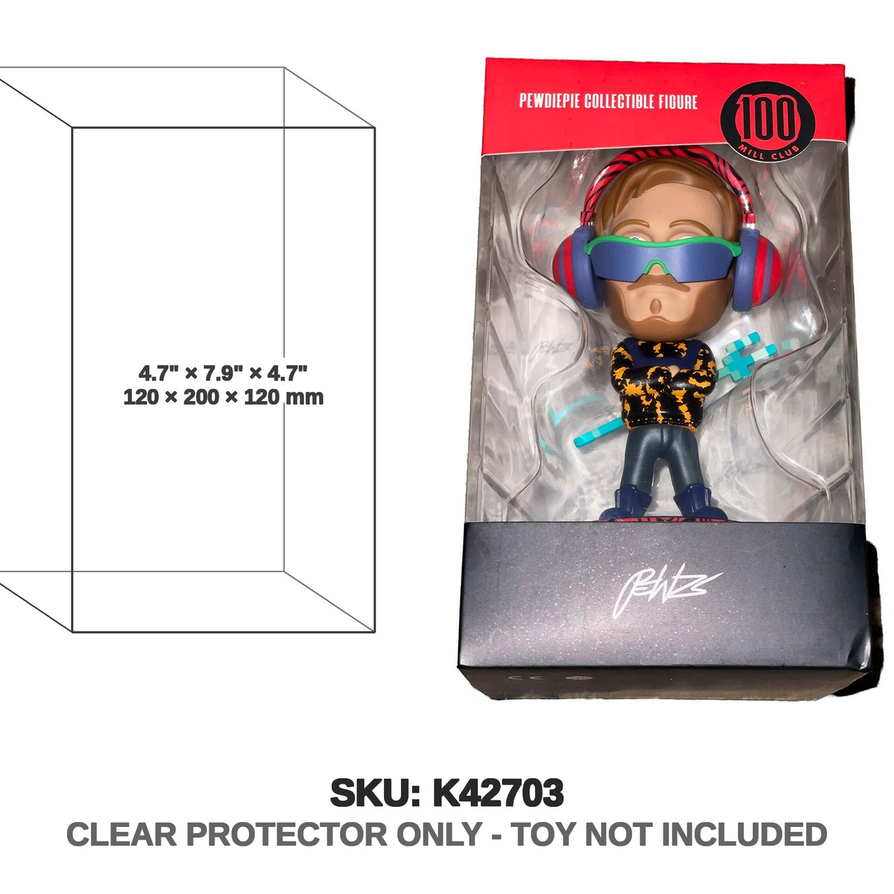 PewDiePie 100 Million Figurine