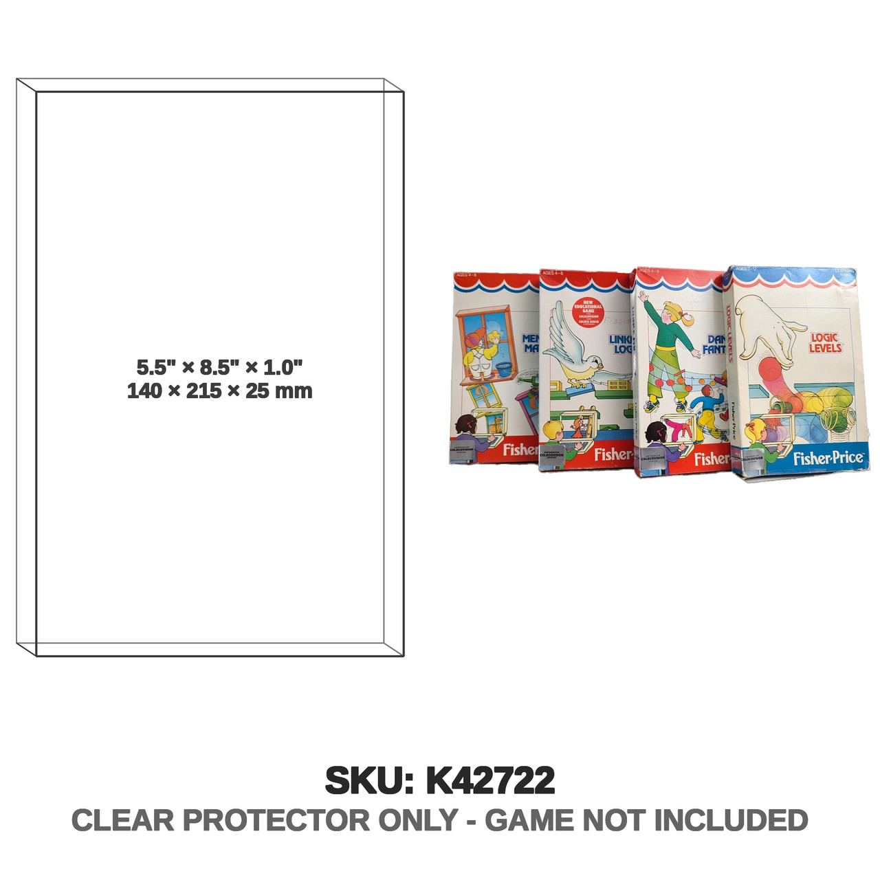 Fisher-Price Game Box (Atari 400/800/XL/XE | ColecoVision | Commodore 64/128)